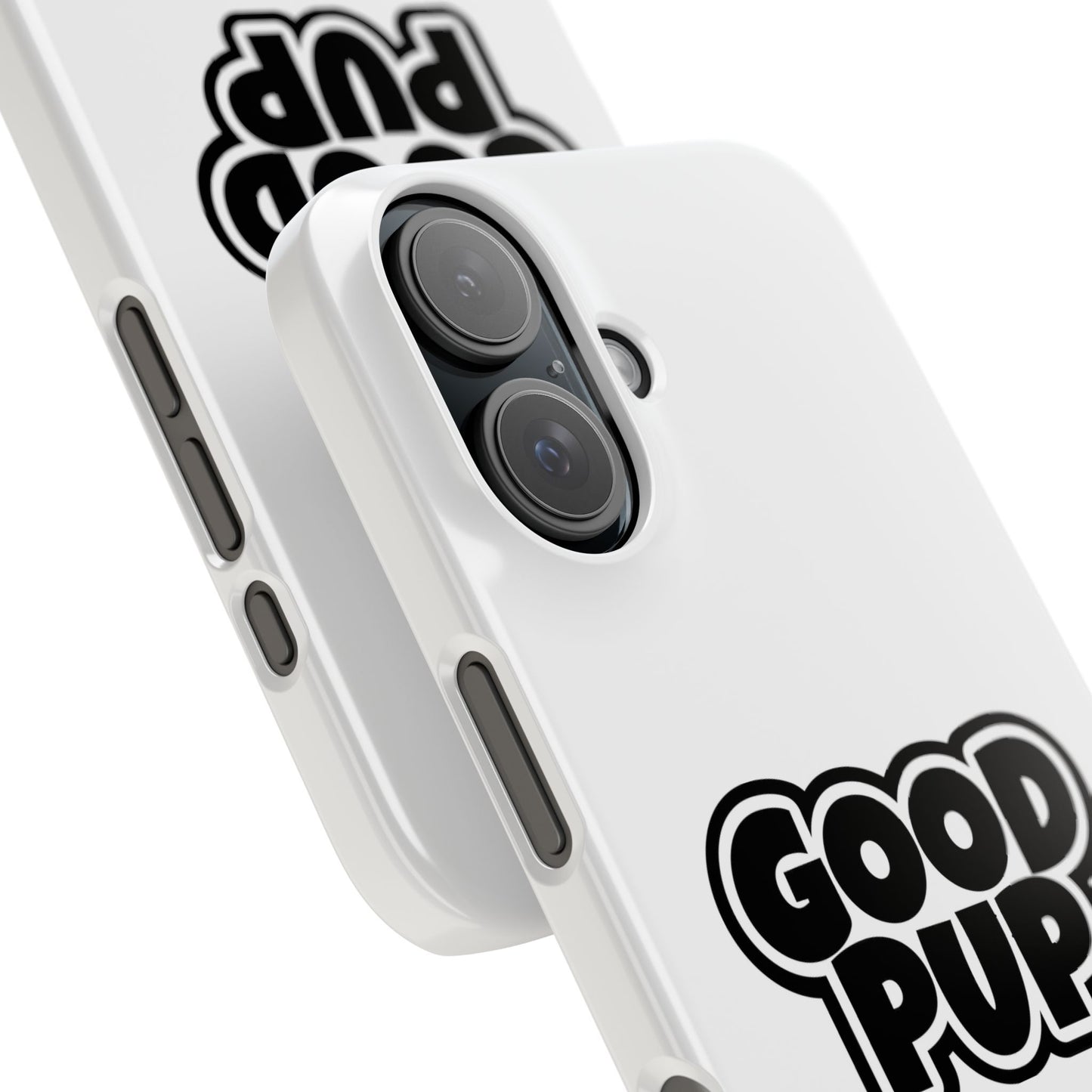 Good Pup Slim iPhone Cases - White