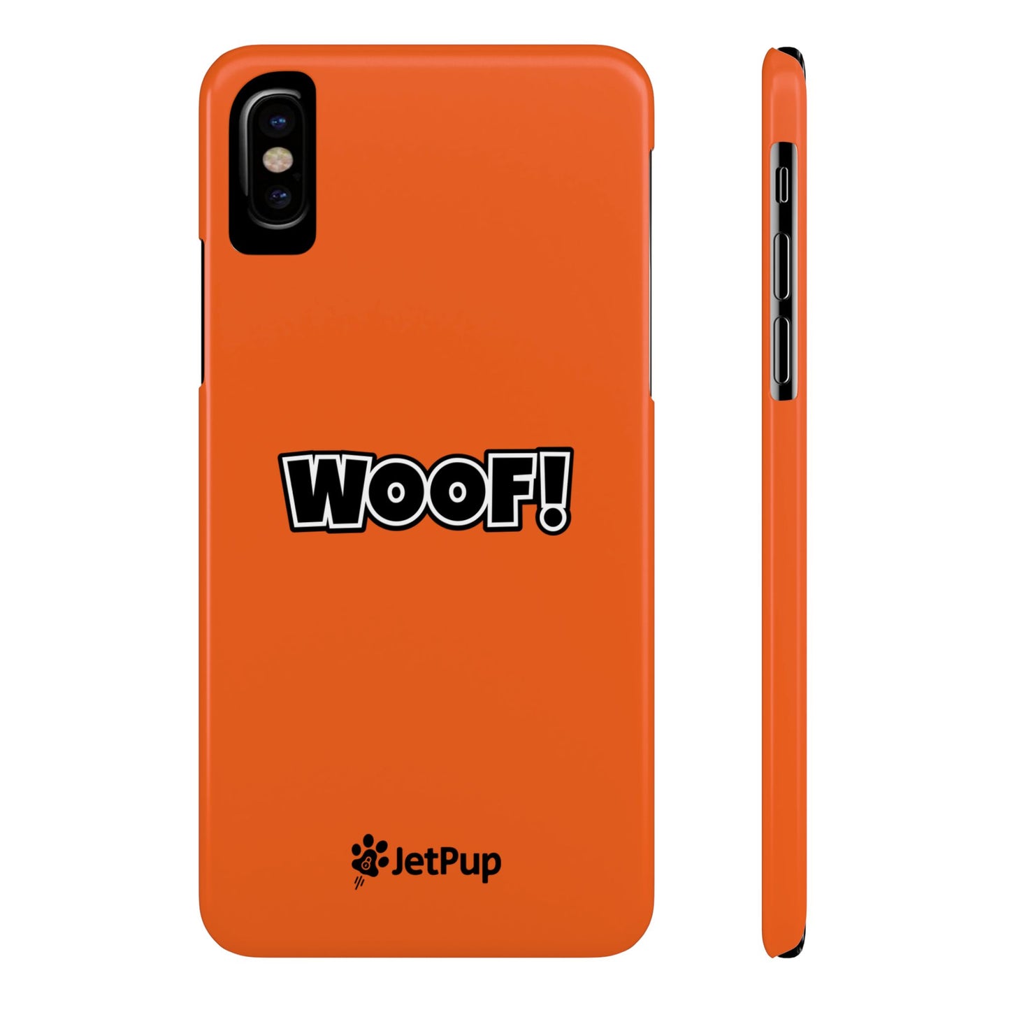Woof Slim iPhone Cases - Orange