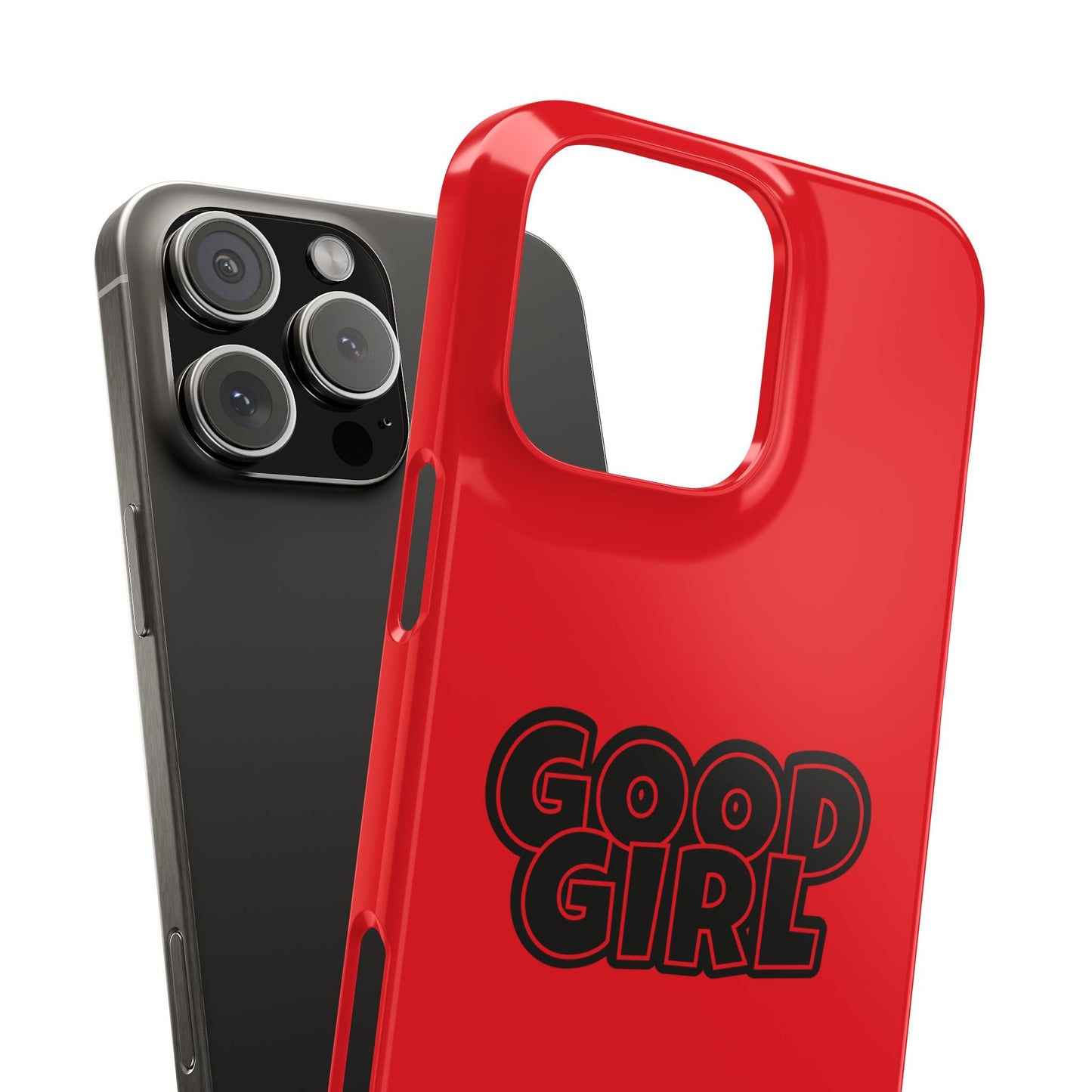 Good Girl Slim iPhone Cases - Red