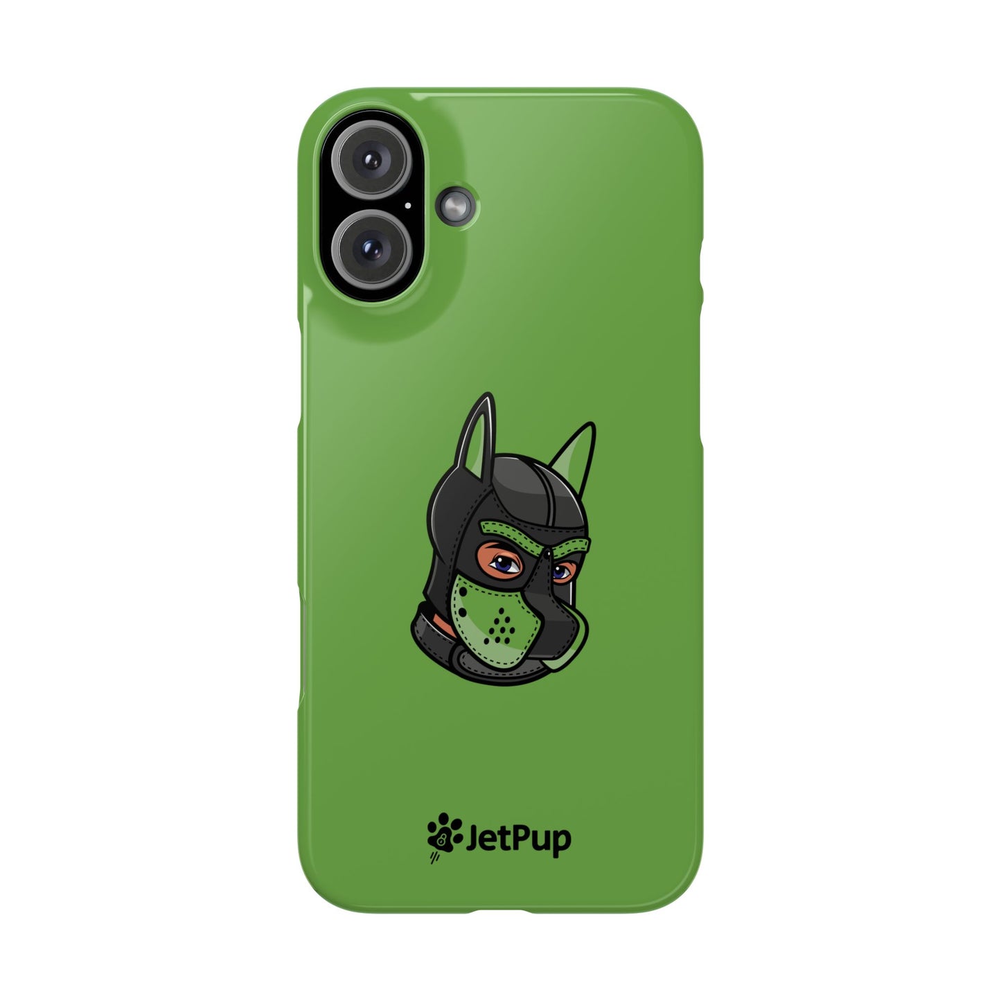 Pup Hood Slim iPhone Cases - Green