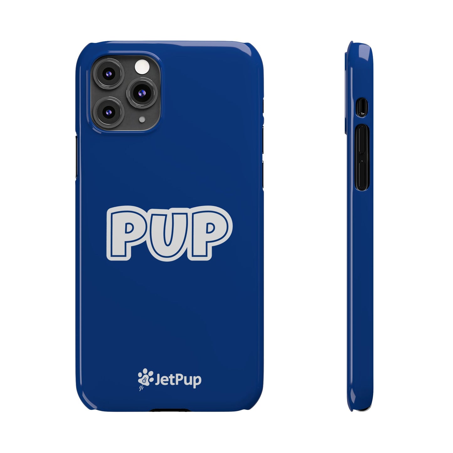 Pup Slim iPhone Cases - Blue