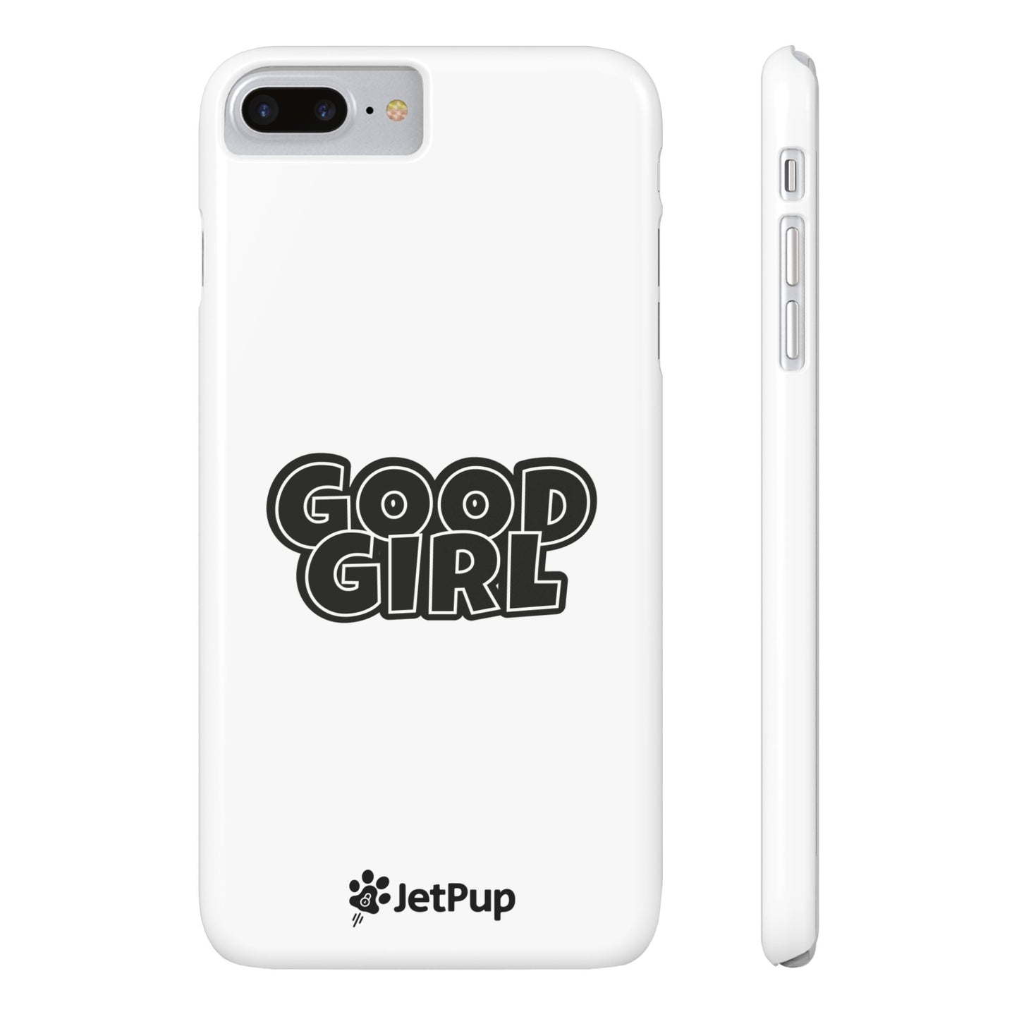 Good Girl Slim iPhone Cases - White