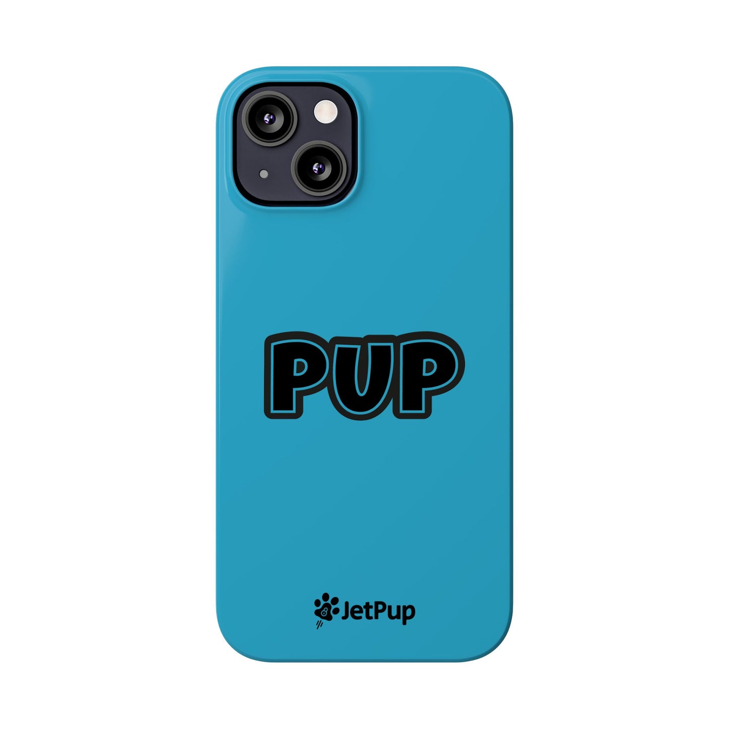 Pup Slim iPhone Cases - Turquoise