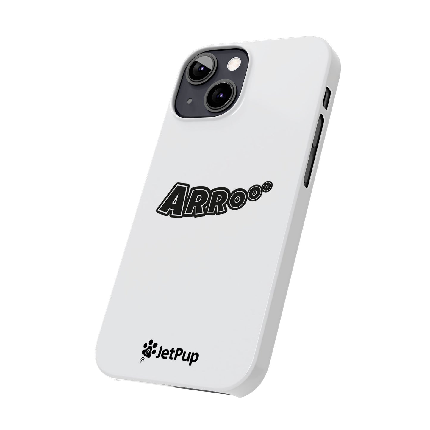 Arrooo Slim iPhone Cases - White