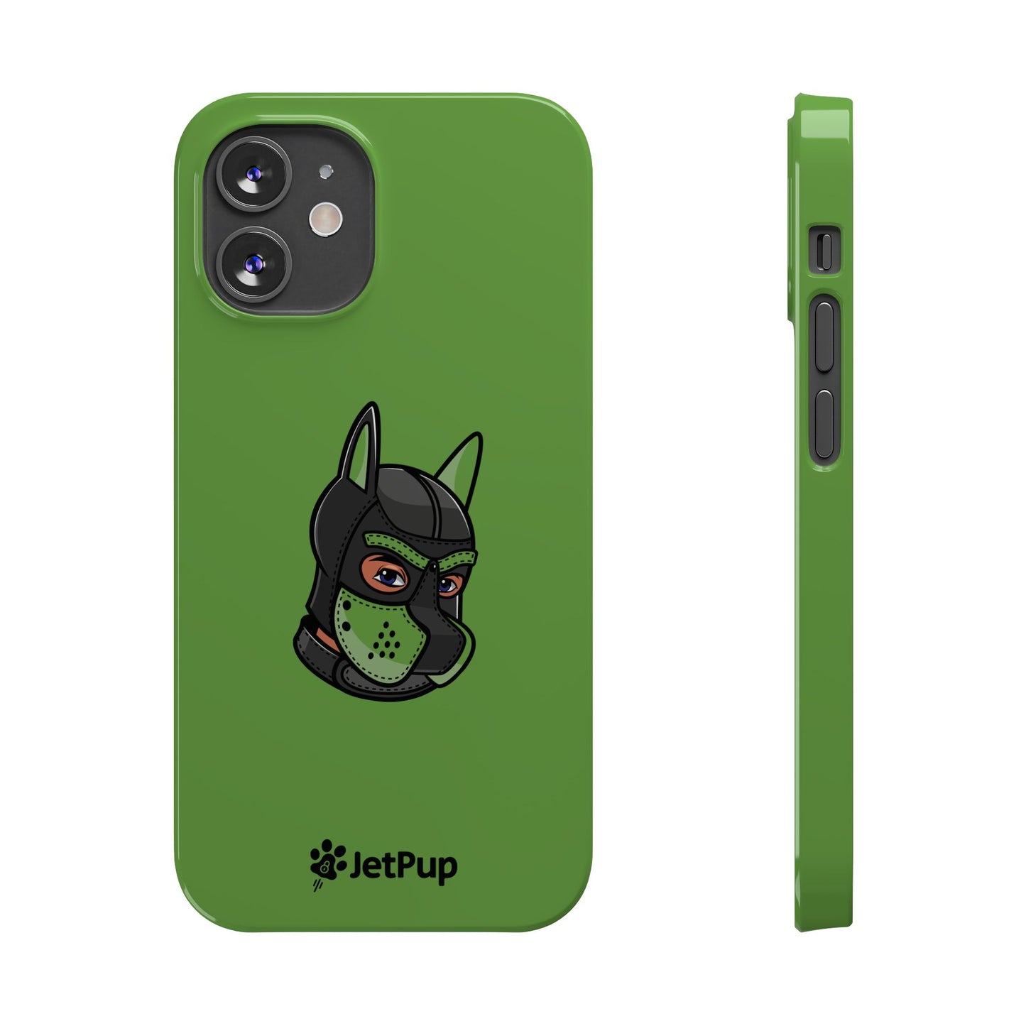 Pup Hood Slim iPhone Cases - Green
