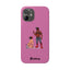 Sir & Pup Hood Slim iPhone Cases - Pink