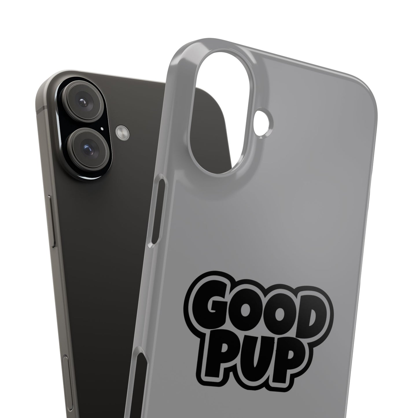 Good Pup Slim iPhone Cases - Grey