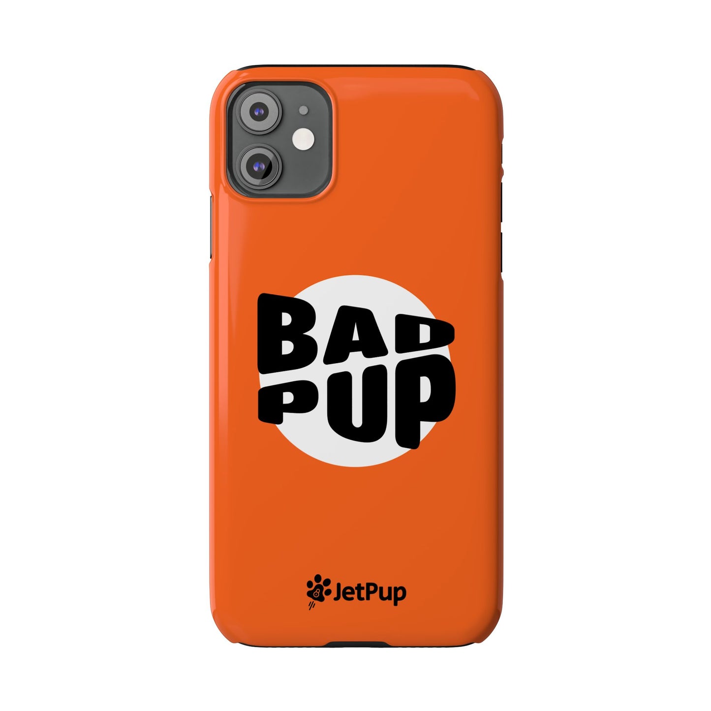 Bad Pup Slim iPhone Cases - Orange