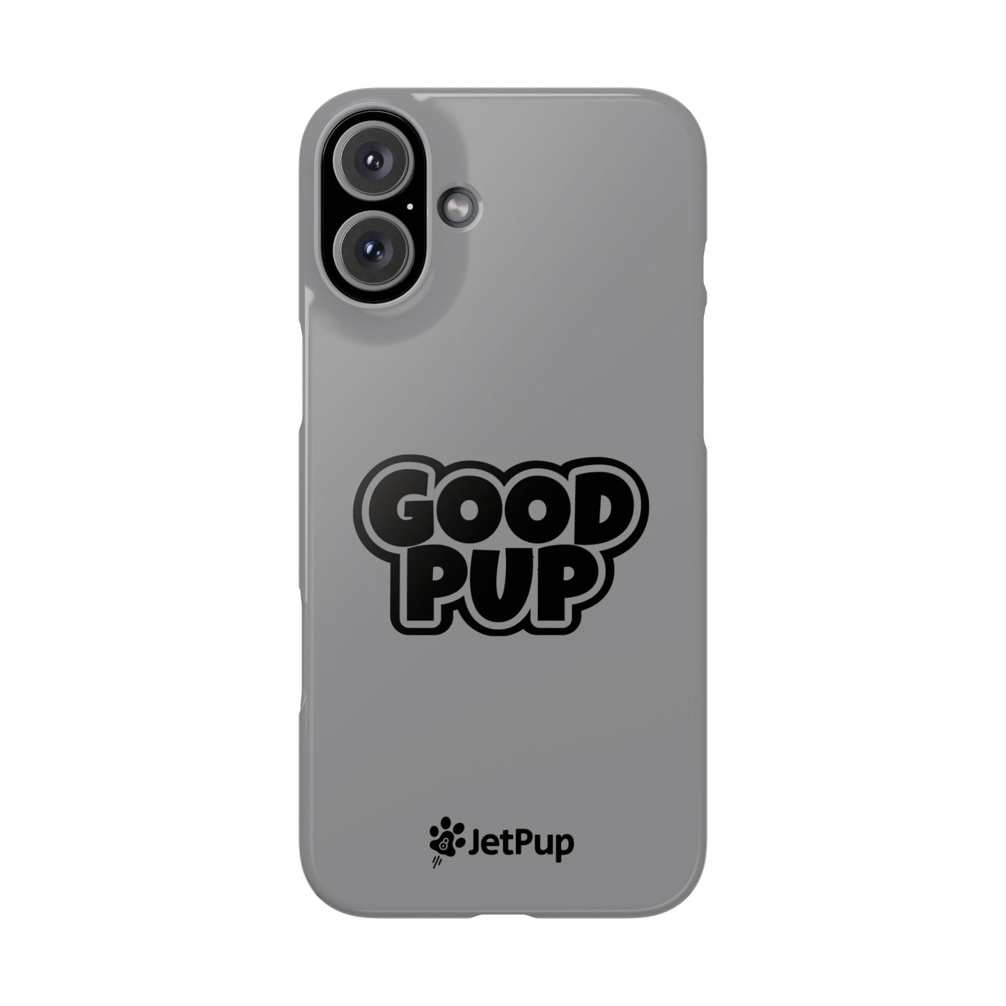 Good Pup Slim iPhone Cases - Grey