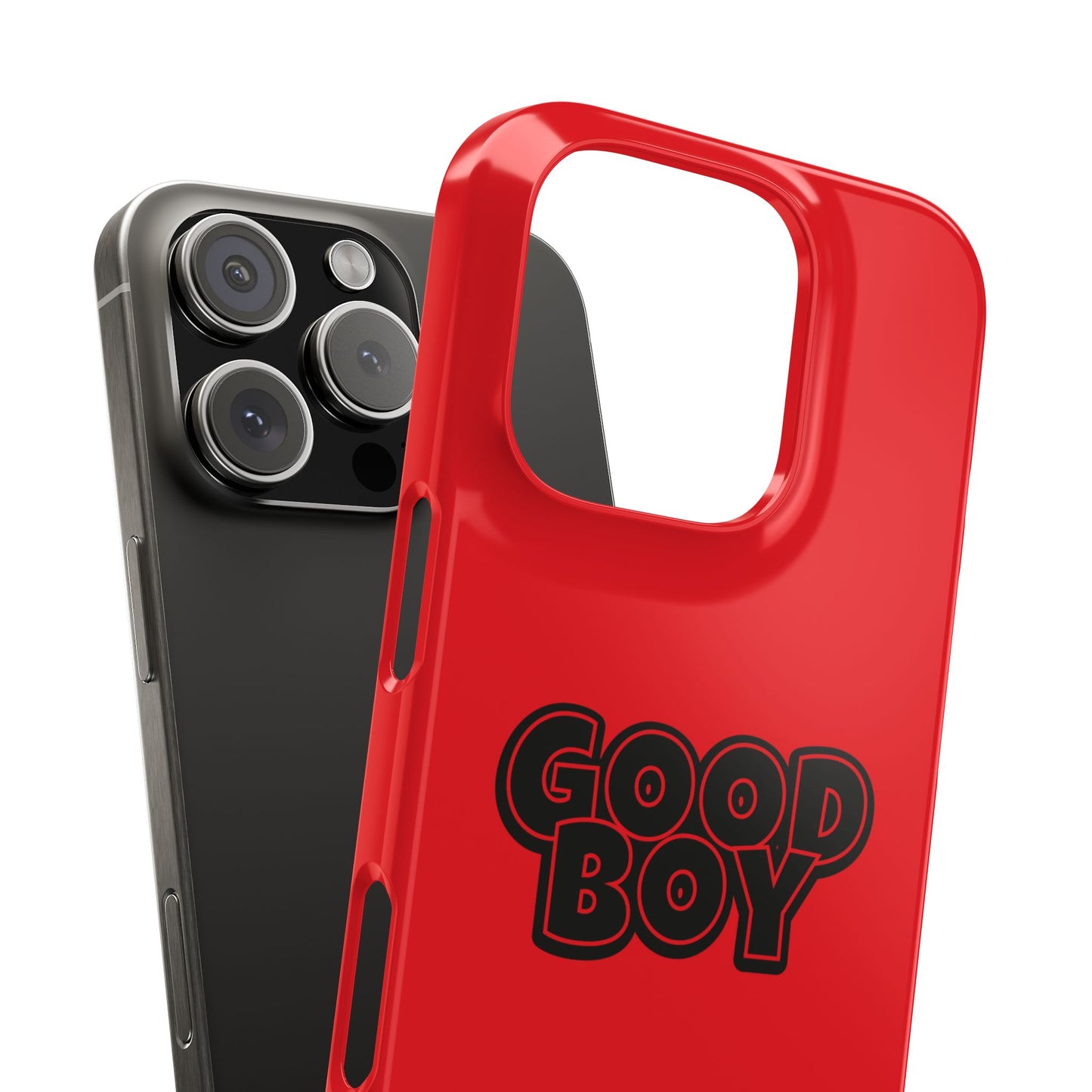 Good Boy Slim iPhone Cases - Red