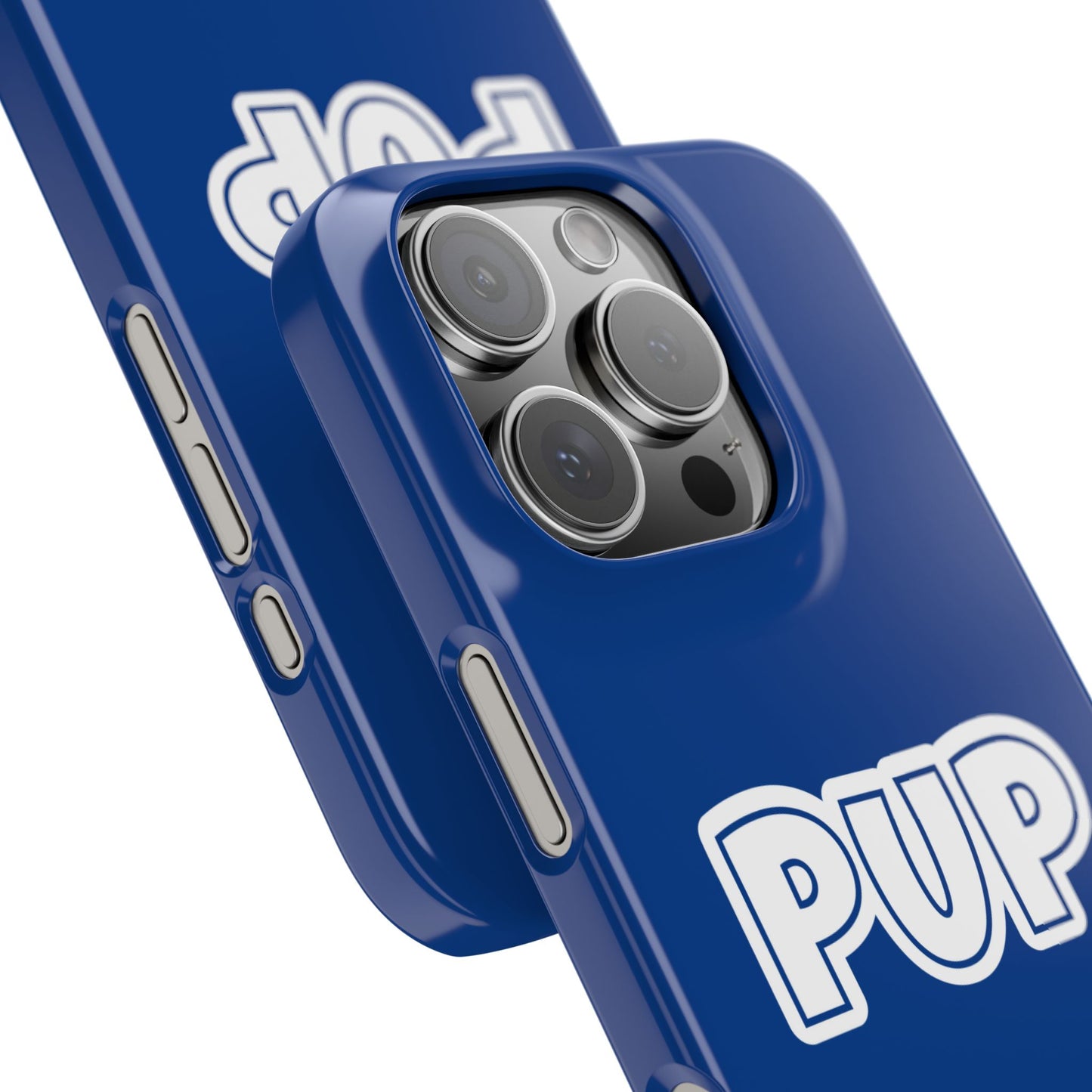 Pup Slim iPhone Cases - Blue