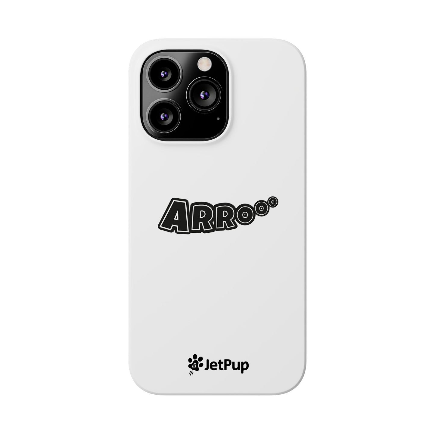 Arrooo Slim iPhone Cases - White