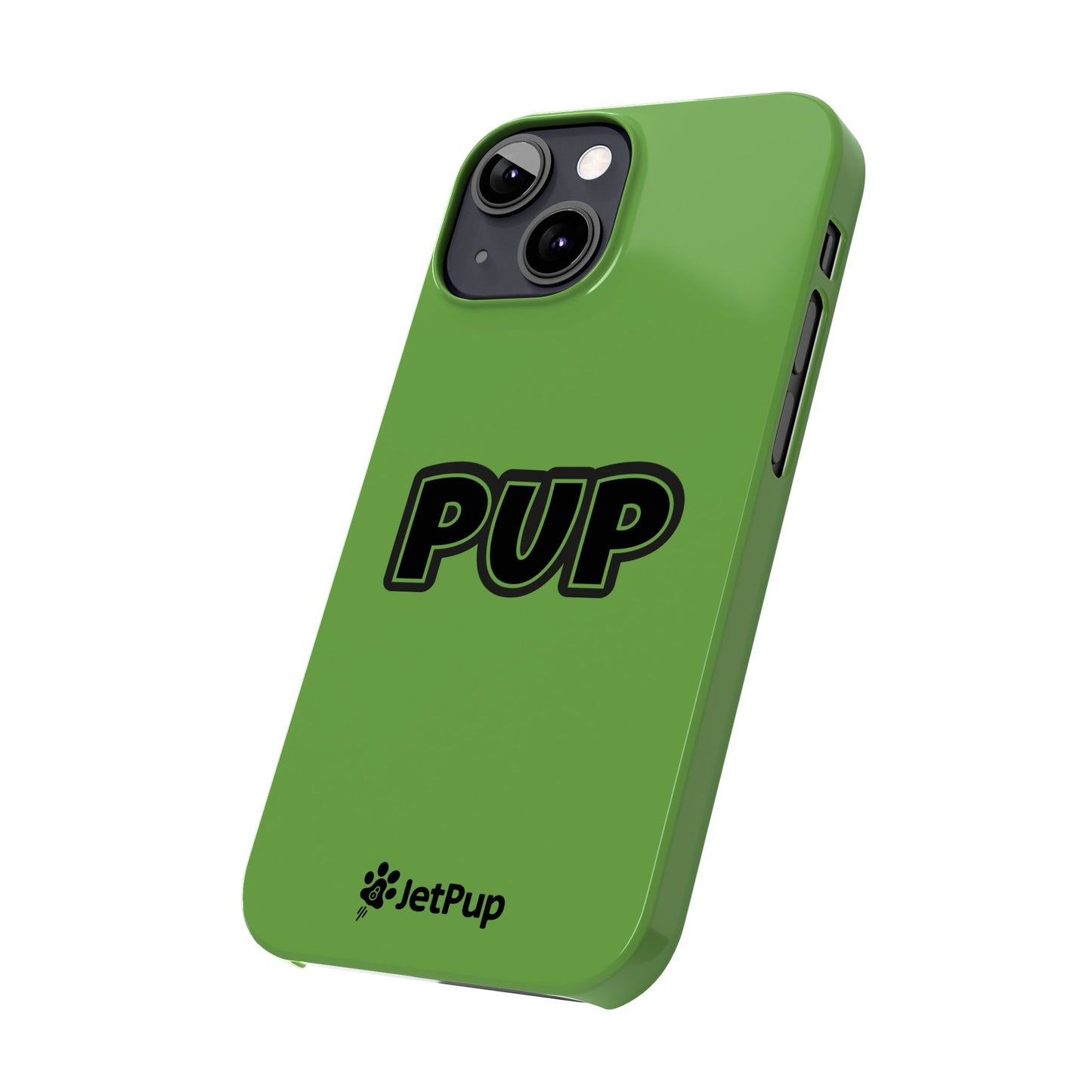 Pup Slim iPhone Cases - Green