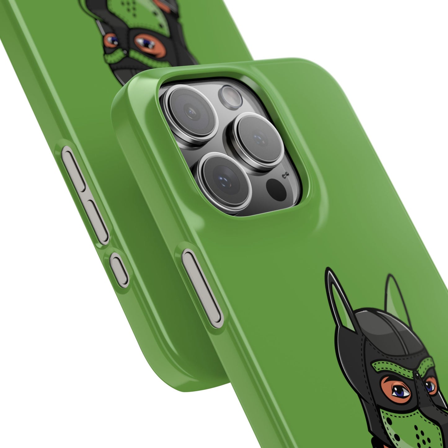 Pup Hood Slim iPhone Cases - Green