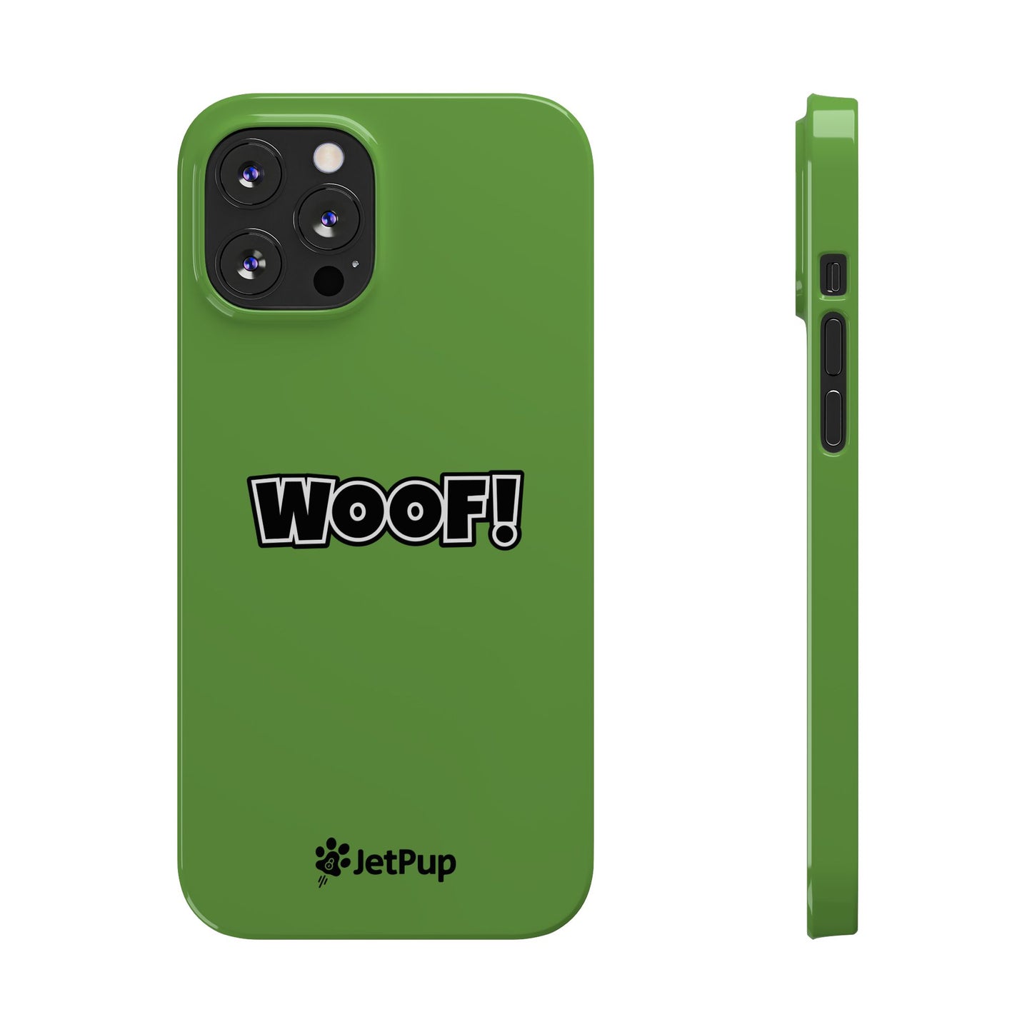 Woof Slim iPhone Cases - Green
