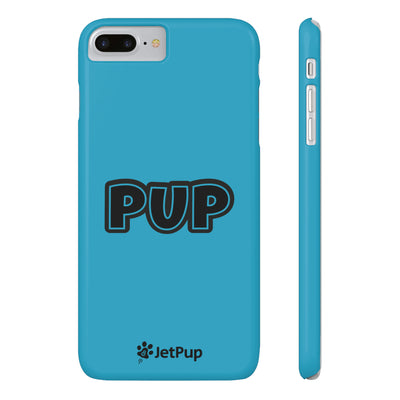 Pup Slim iPhone Cases - Turquoise