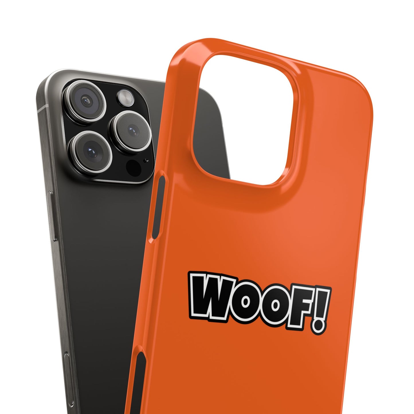 Woof Slim iPhone Cases - Orange