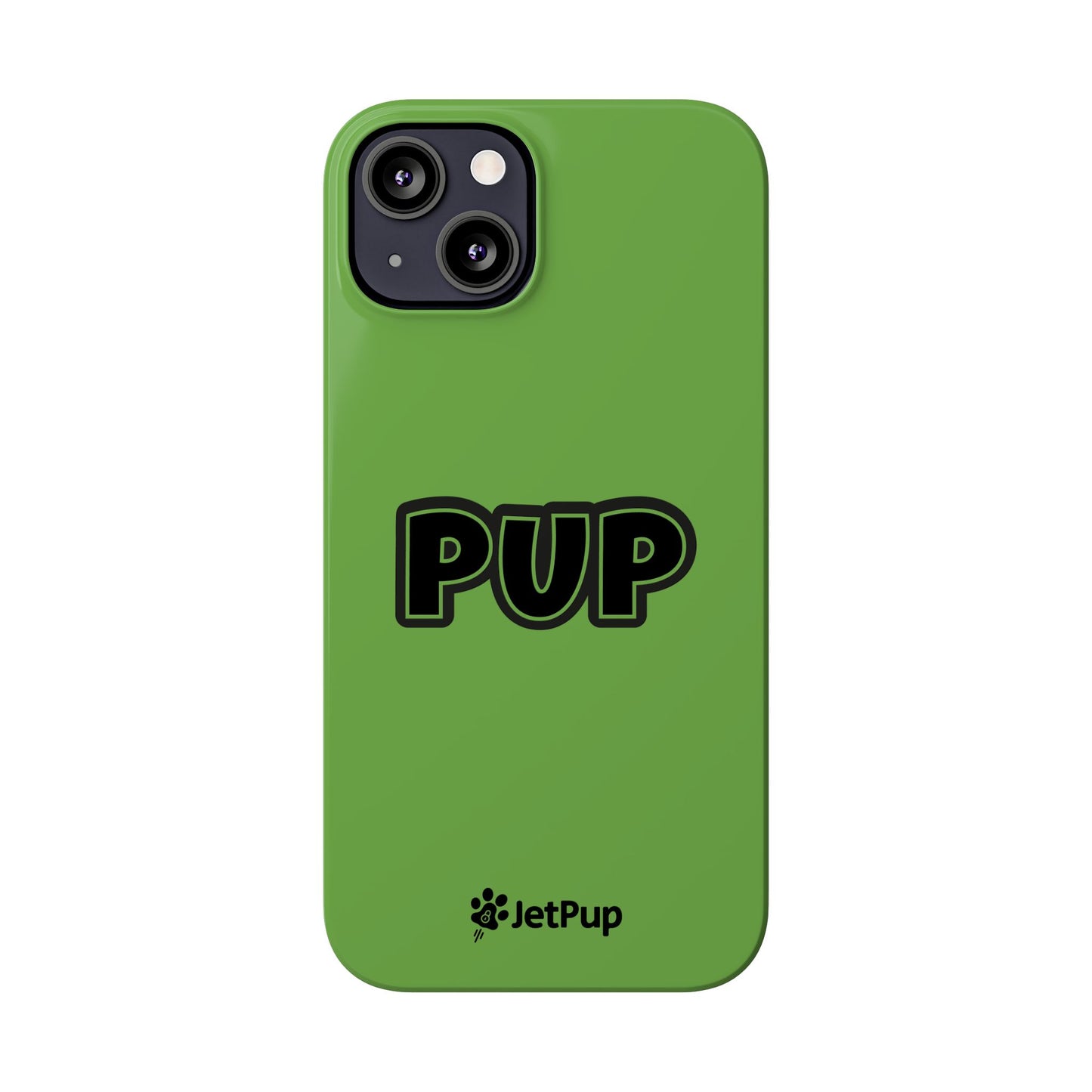 Pup Slim iPhone Cases - Green