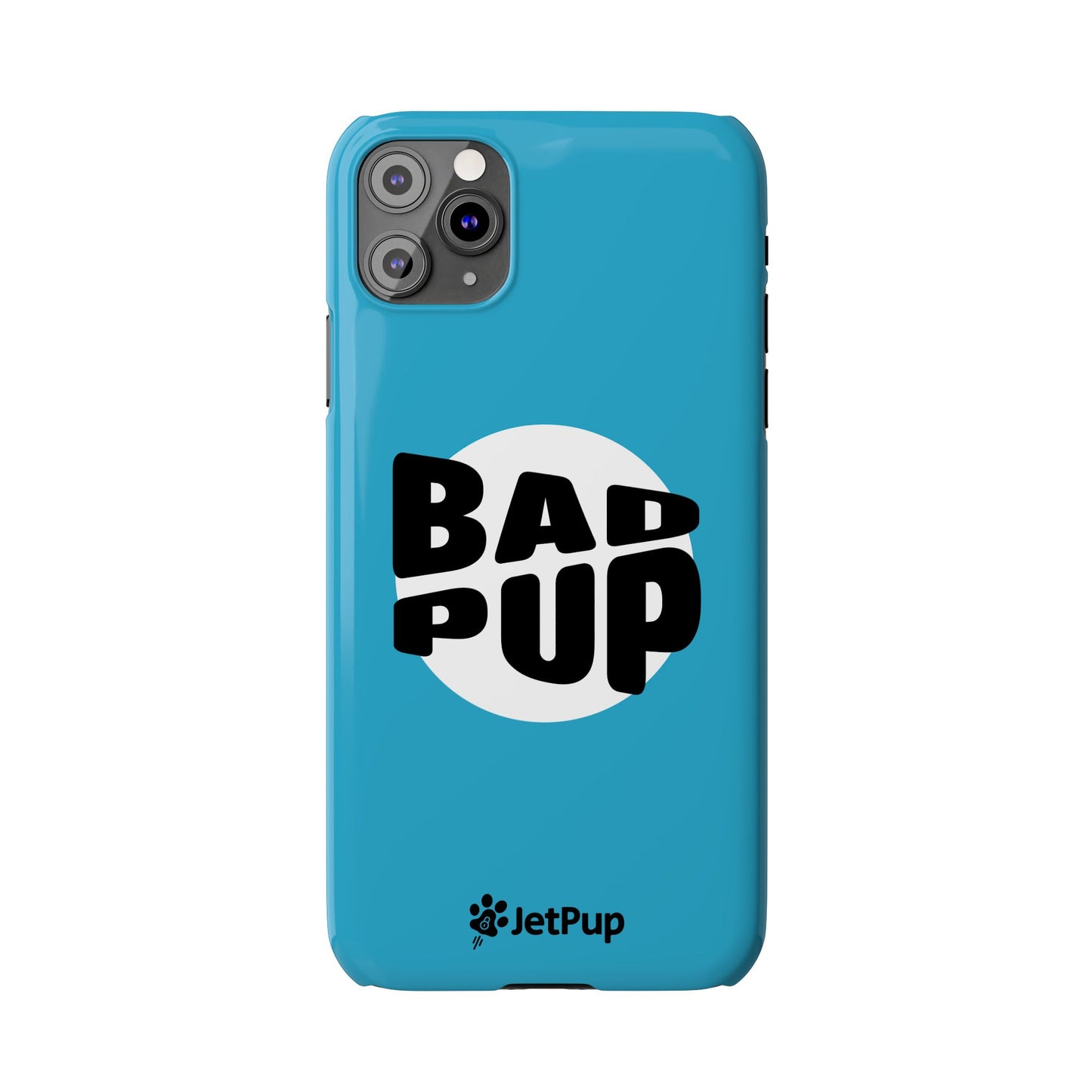 Bad Pup Slim iPhone Cases - Turquoise