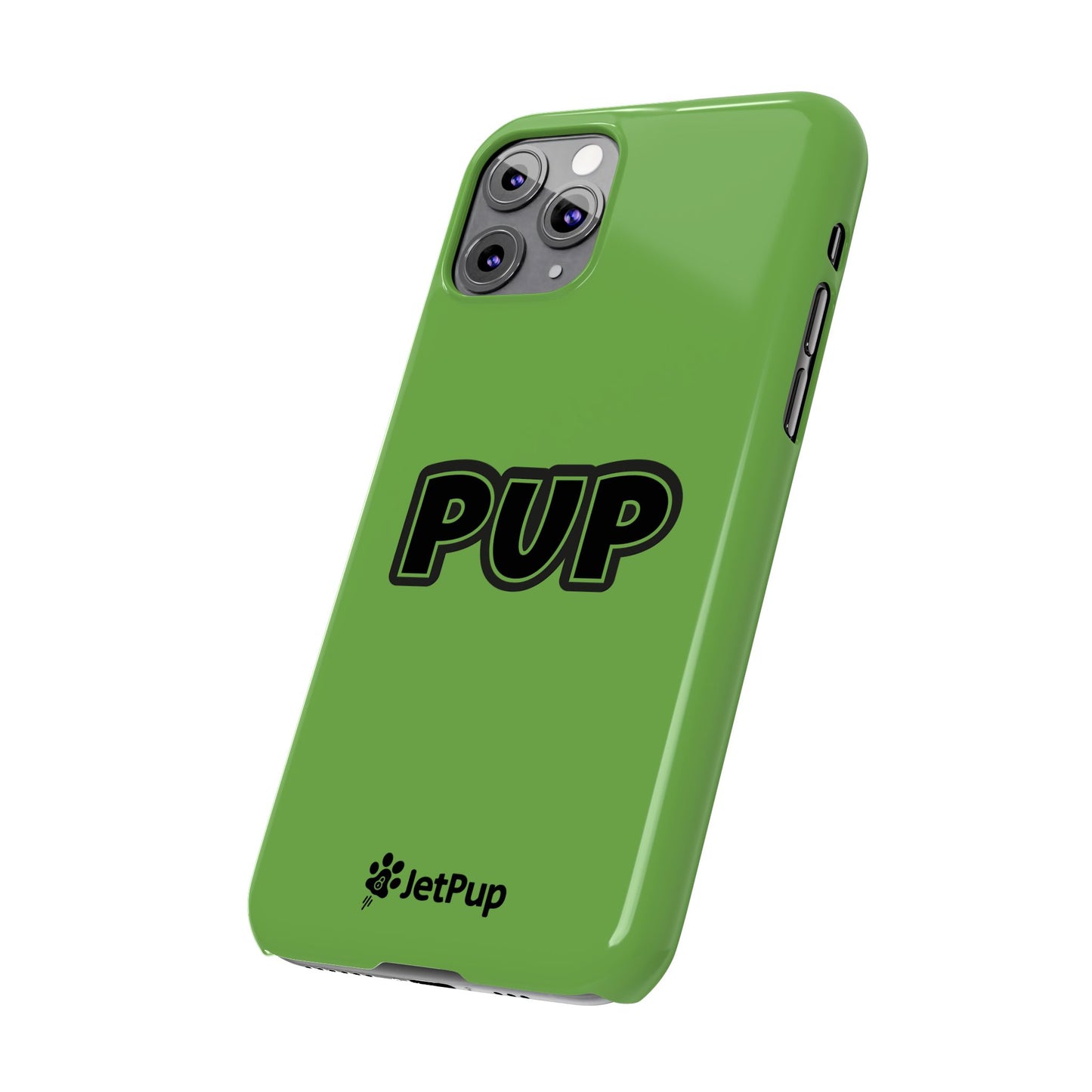 Pup Slim iPhone Cases - Green