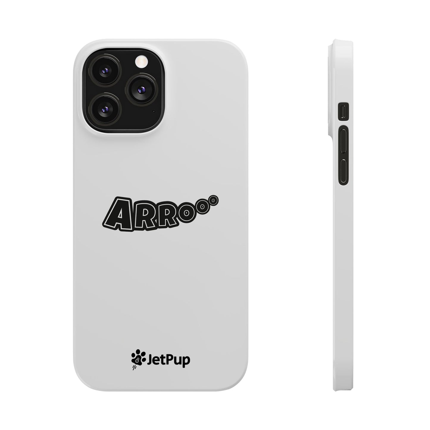 Arrooo Slim iPhone Cases - White