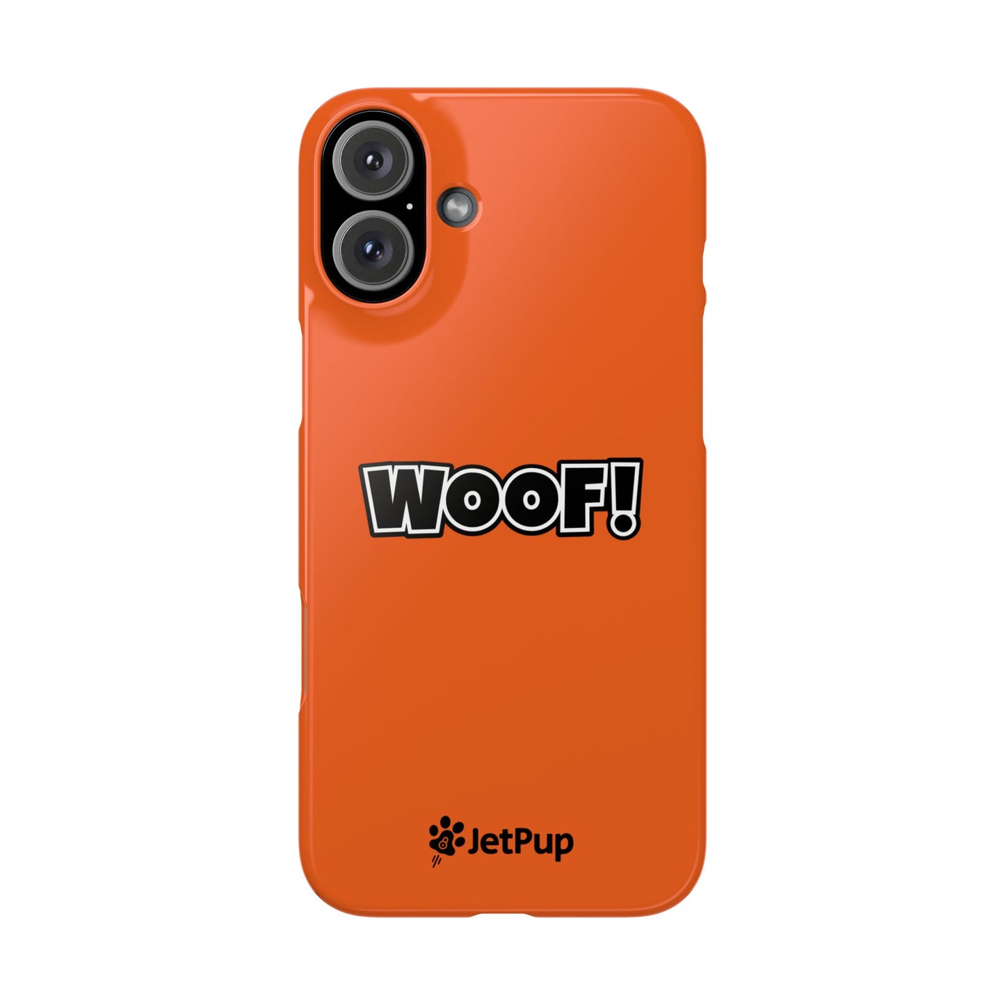 Woof Slim iPhone Cases - Orange