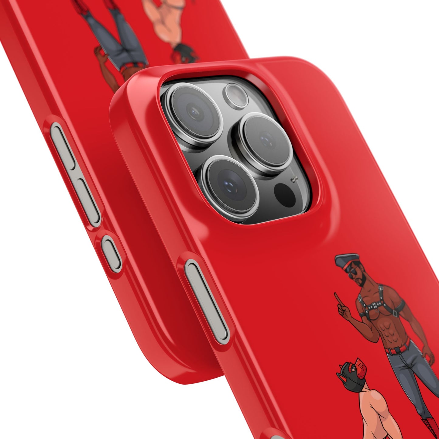 Sir & Pup Hood Slim iPhone Cases - Red