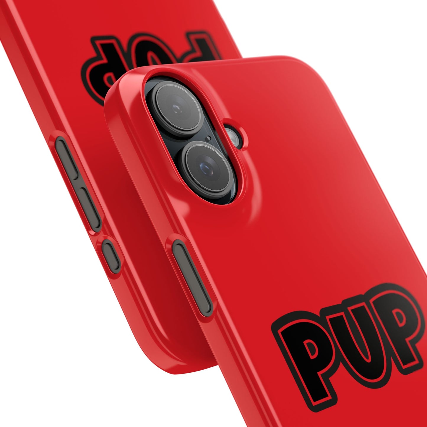 Pup Slim iPhone Cases - Red