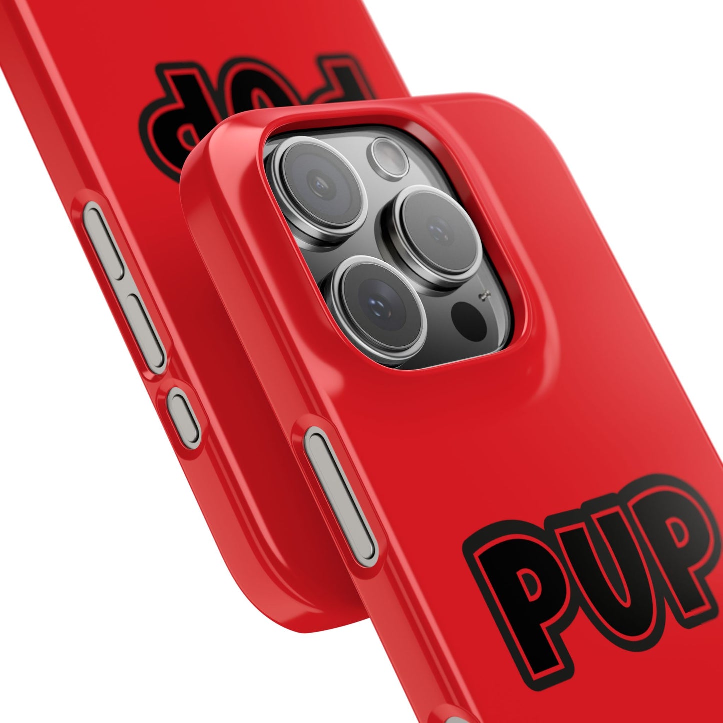 Pup Slim iPhone Cases - Red