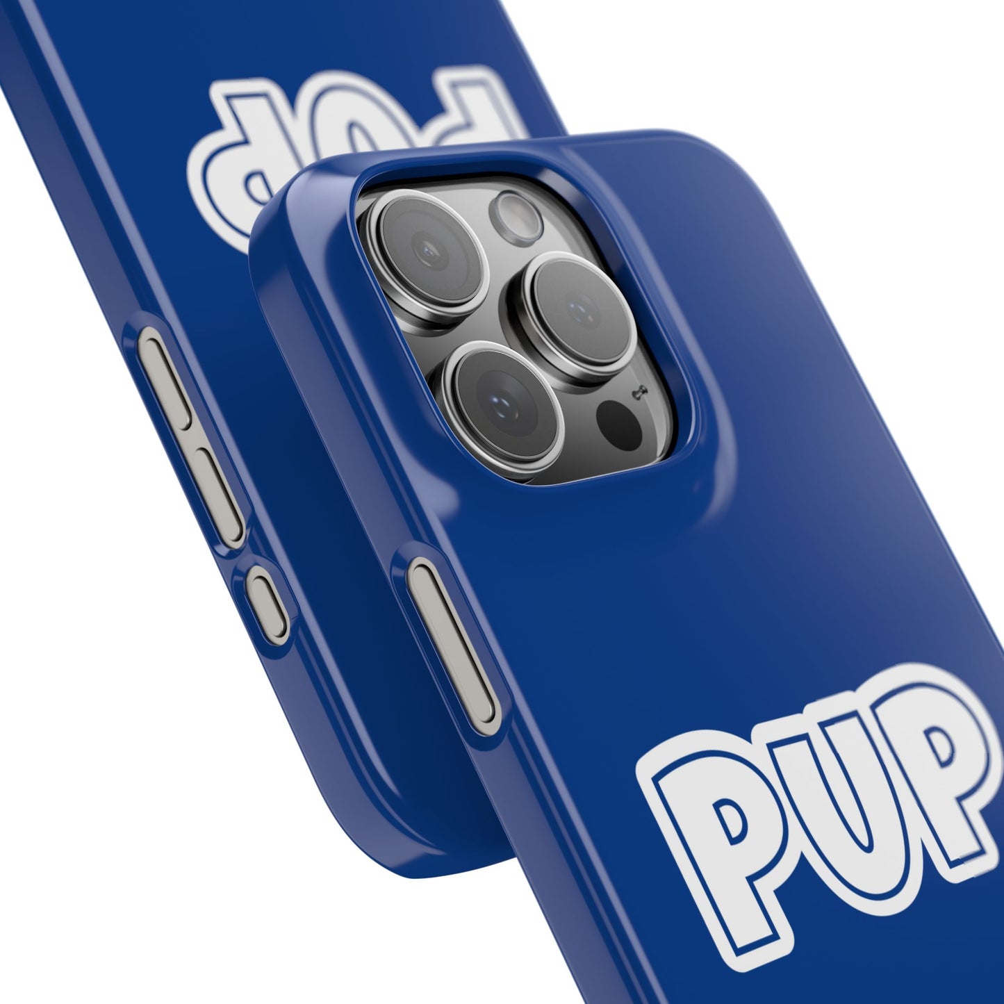 Pup Slim iPhone Cases - Blue