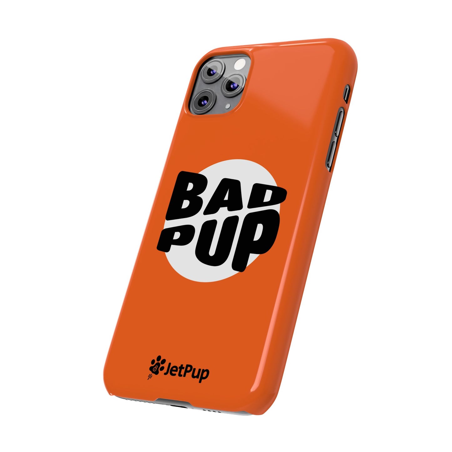 Bad Pup Slim iPhone Cases - Orange