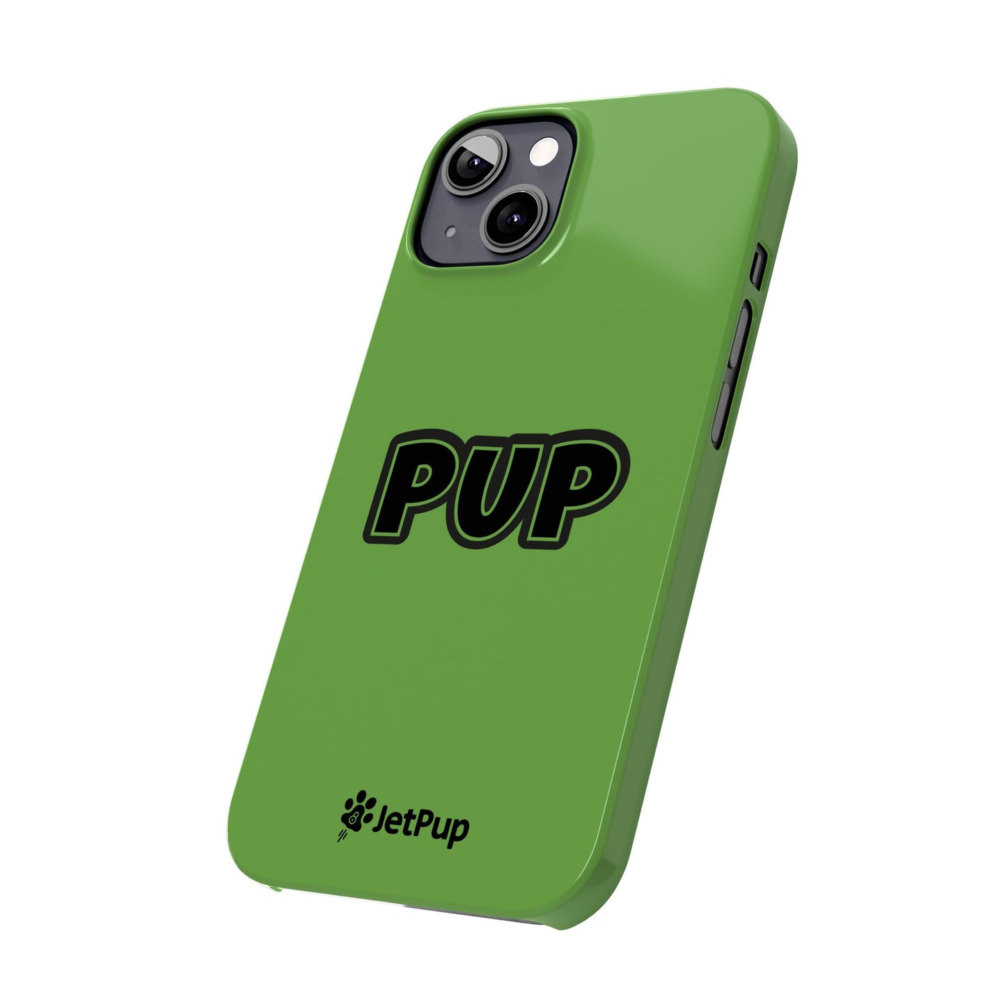 Pup Slim iPhone Cases - Green