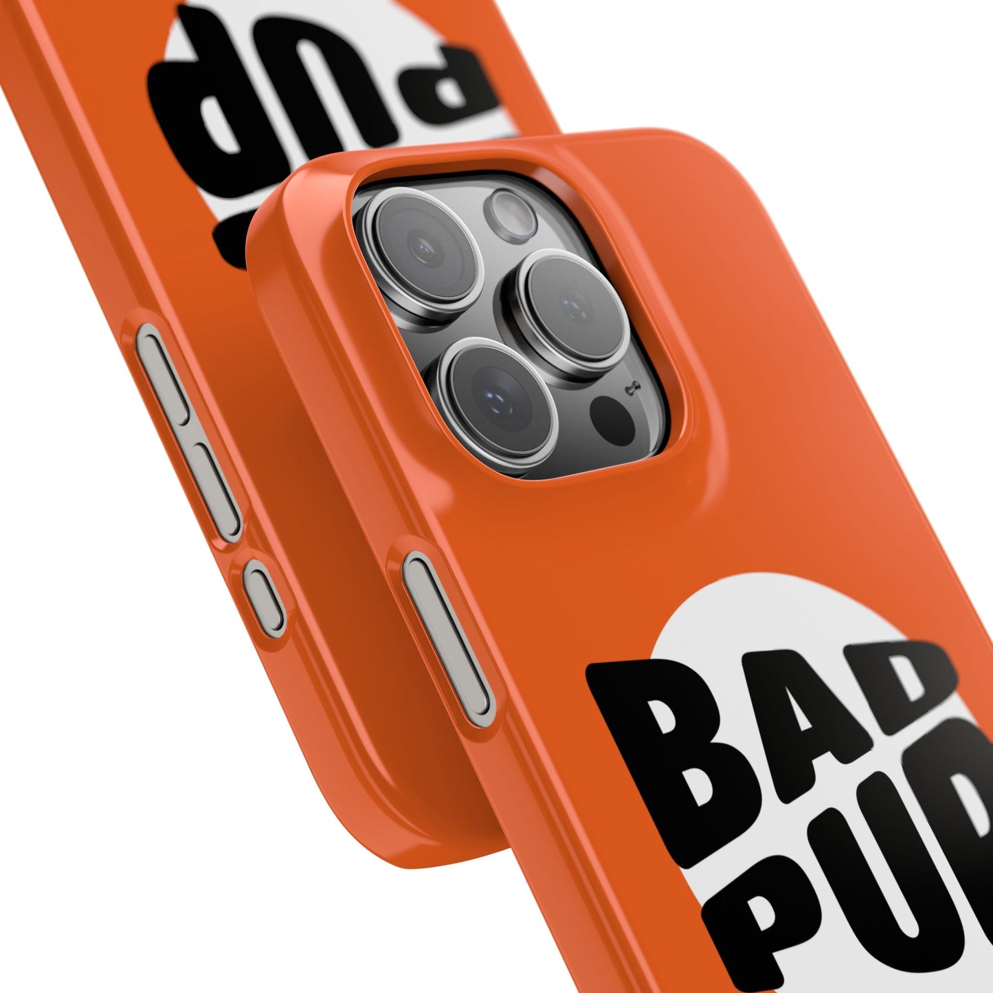 Bad Pup Slim iPhone Cases - Orange