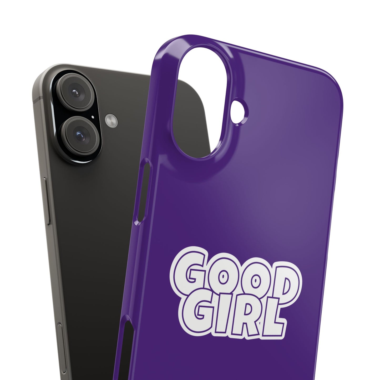 Good Girl Slim iPhone Cases - Purple