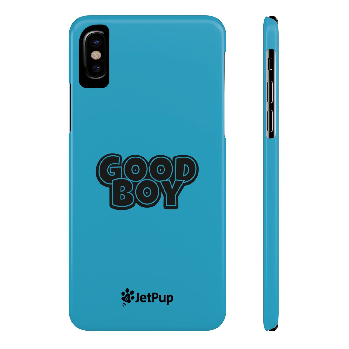 Good Boy Slim iPhone Cases - Turquoise