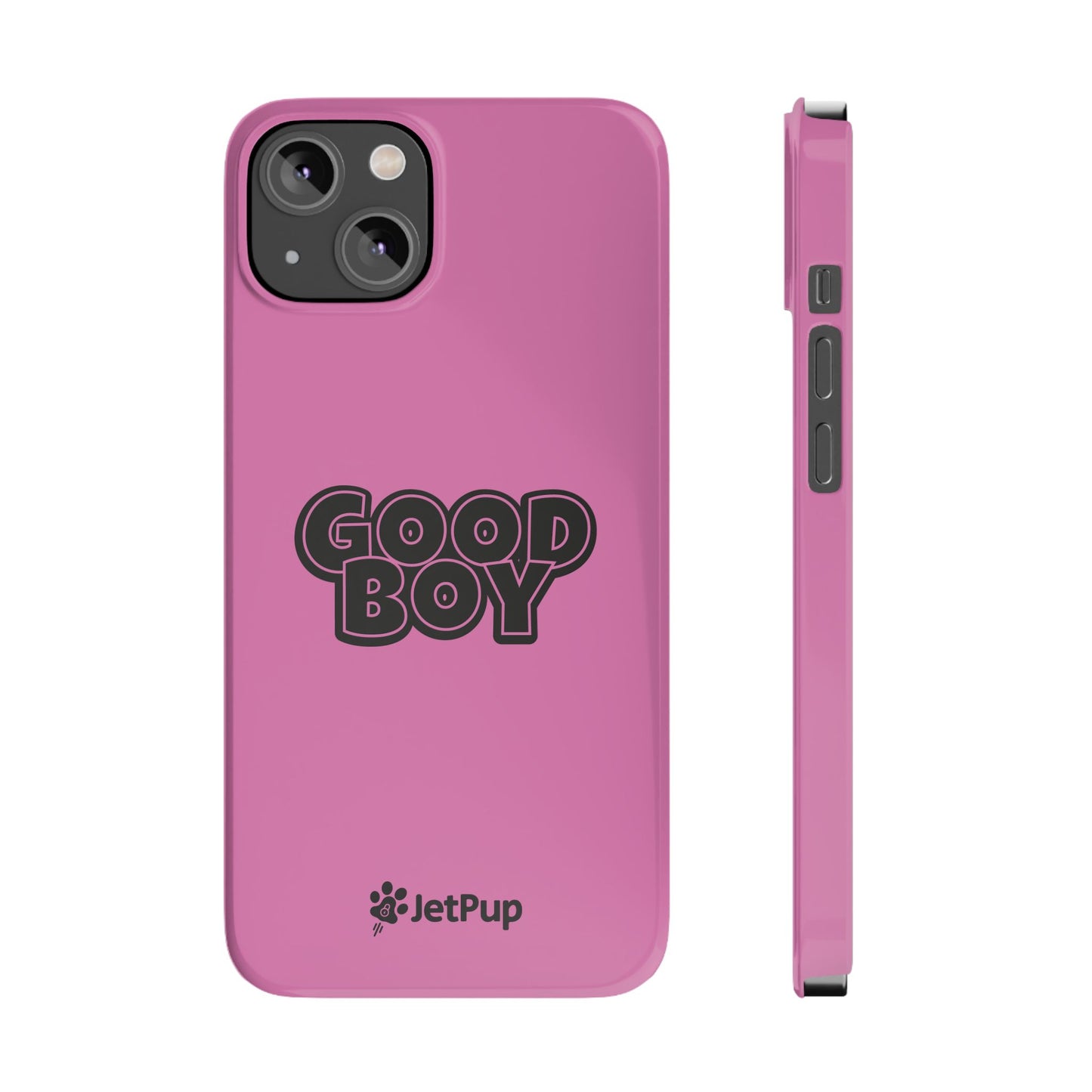 Good Boy Slim iPhone Cases - Pink