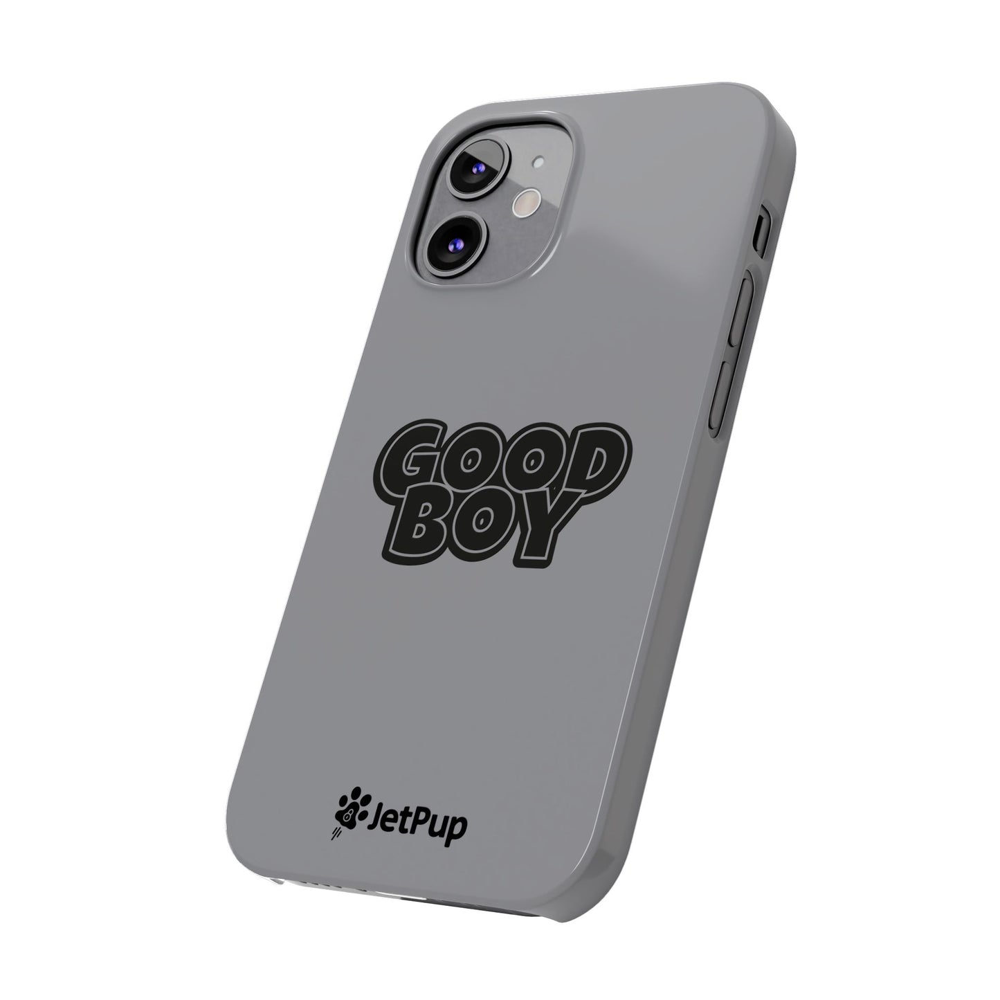 Good Boy Slim iPhone Cases - Grey