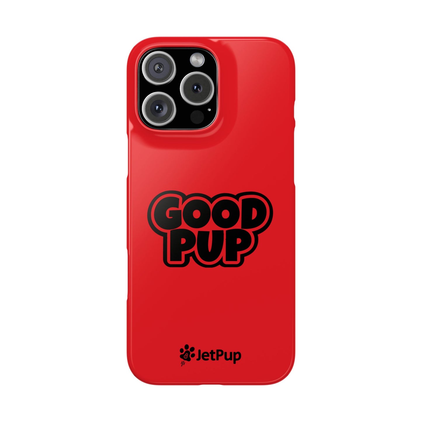 Good Pup Slim iPhone Cases - Red