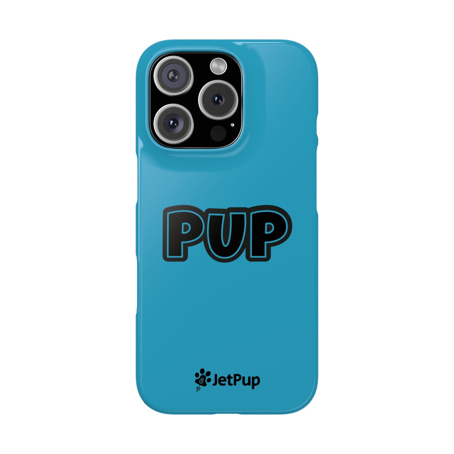 Pup Slim iPhone Cases - Turquoise