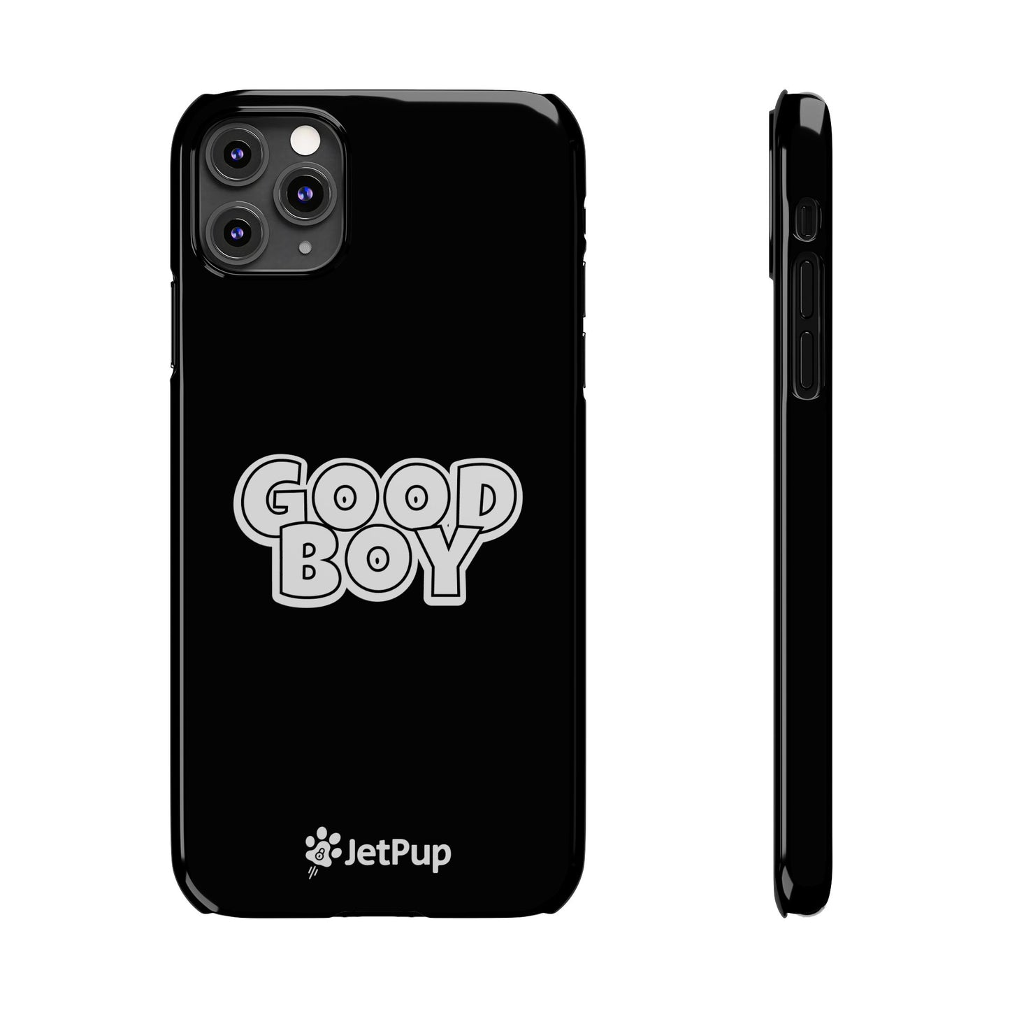 Good Boy Slim iPhone Cases - Black