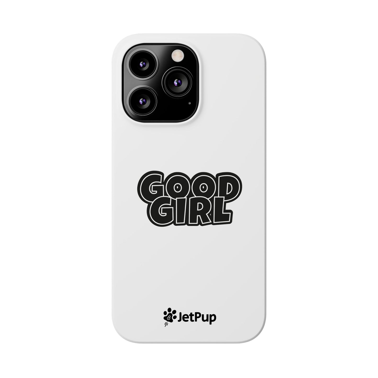 Good Girl Slim iPhone Cases - White