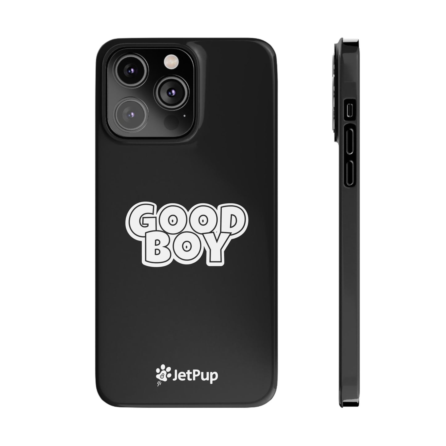 Good Boy Slim iPhone Cases - Black