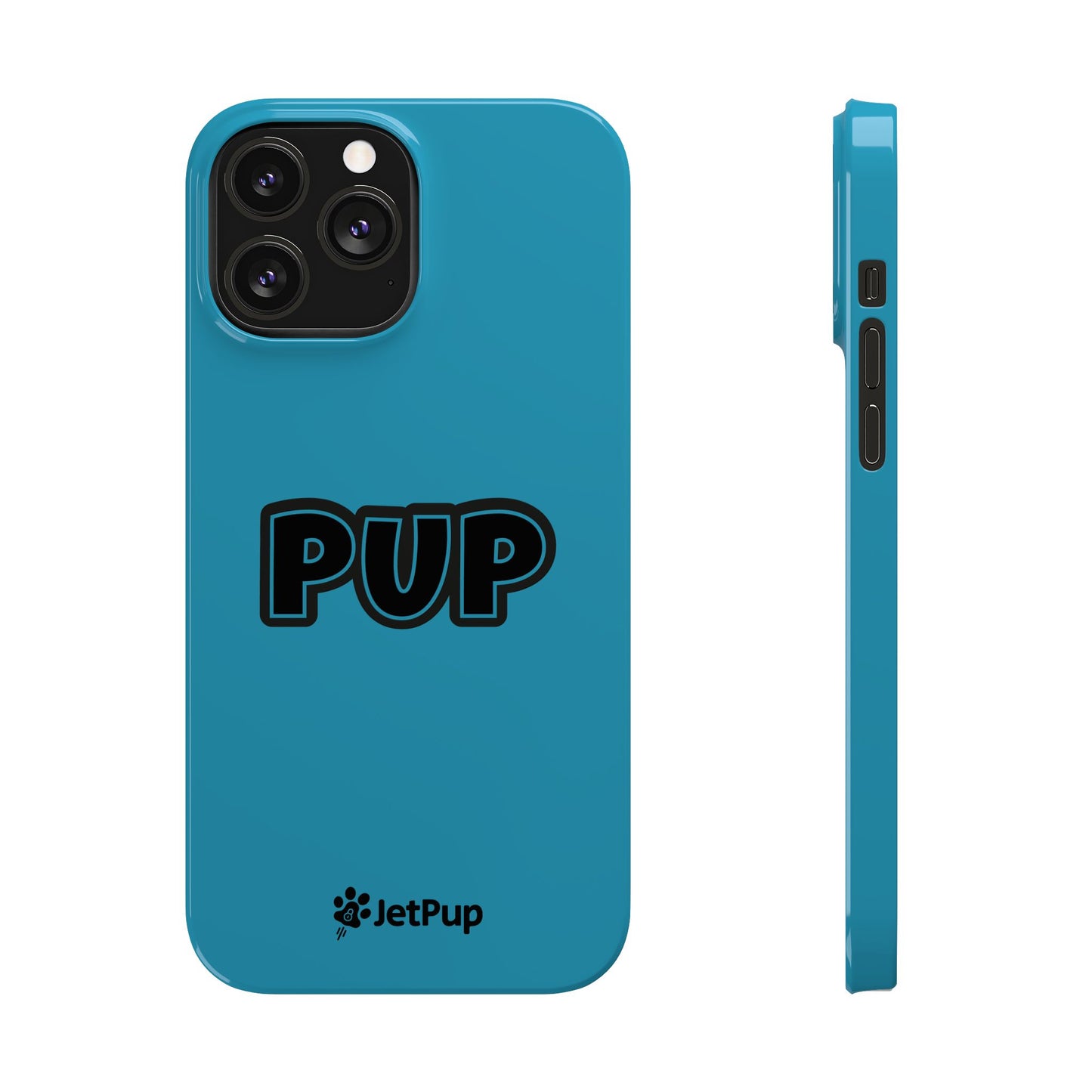 Pup Slim iPhone Cases - Turquoise