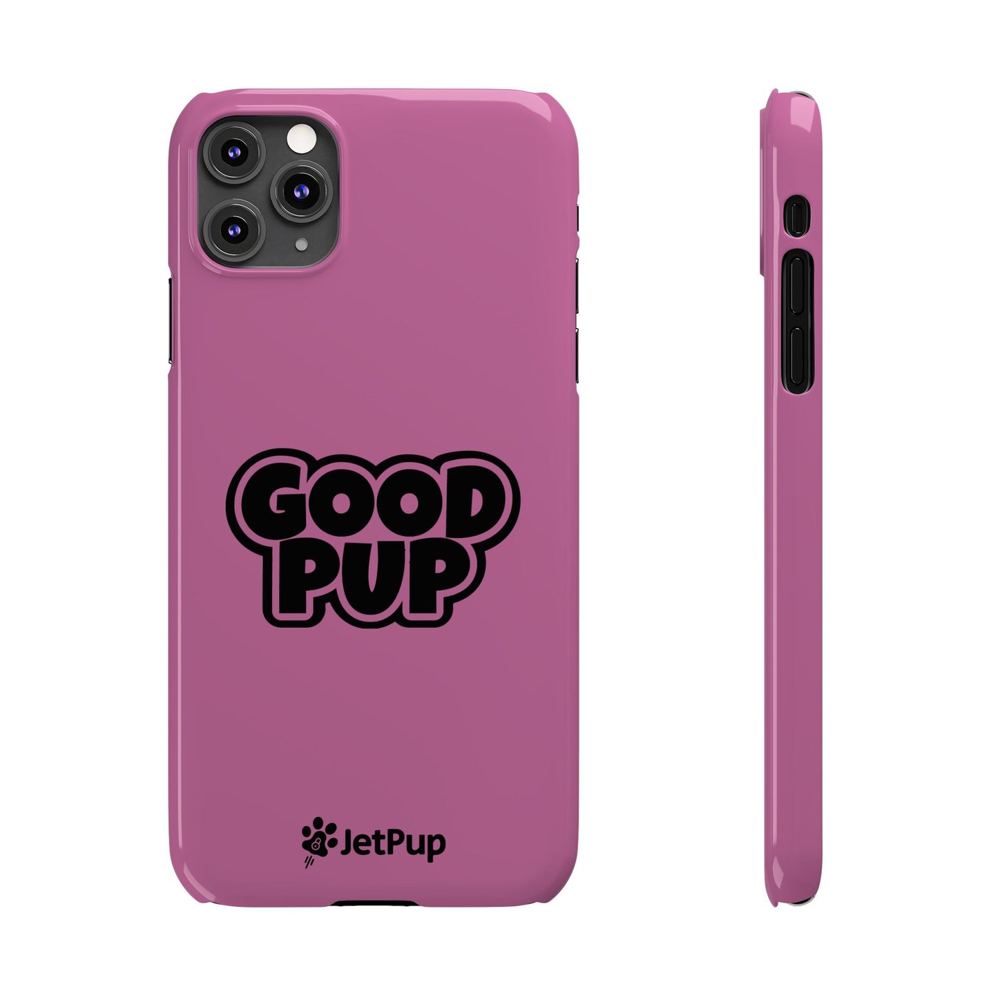 Good Pup Slim iPhone Cases - Pink