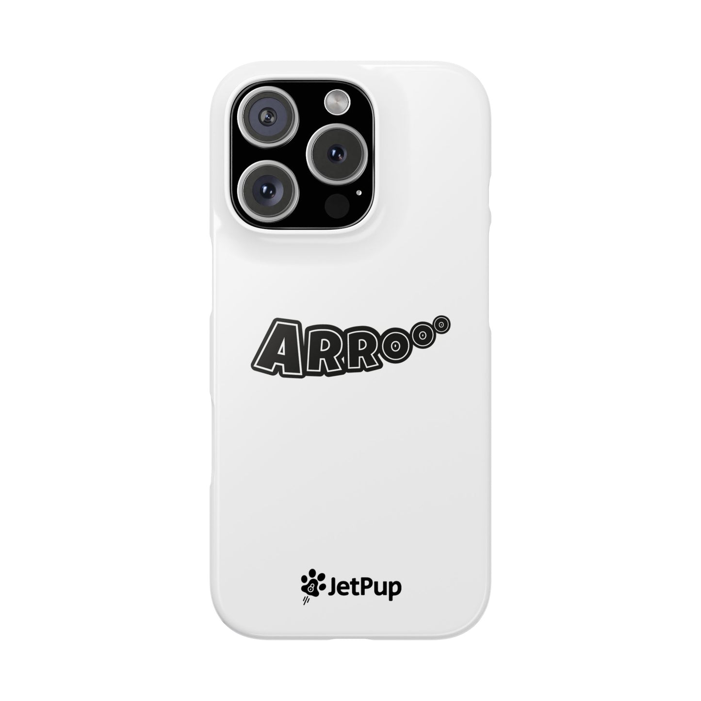 Arrooo Slim iPhone Cases - White