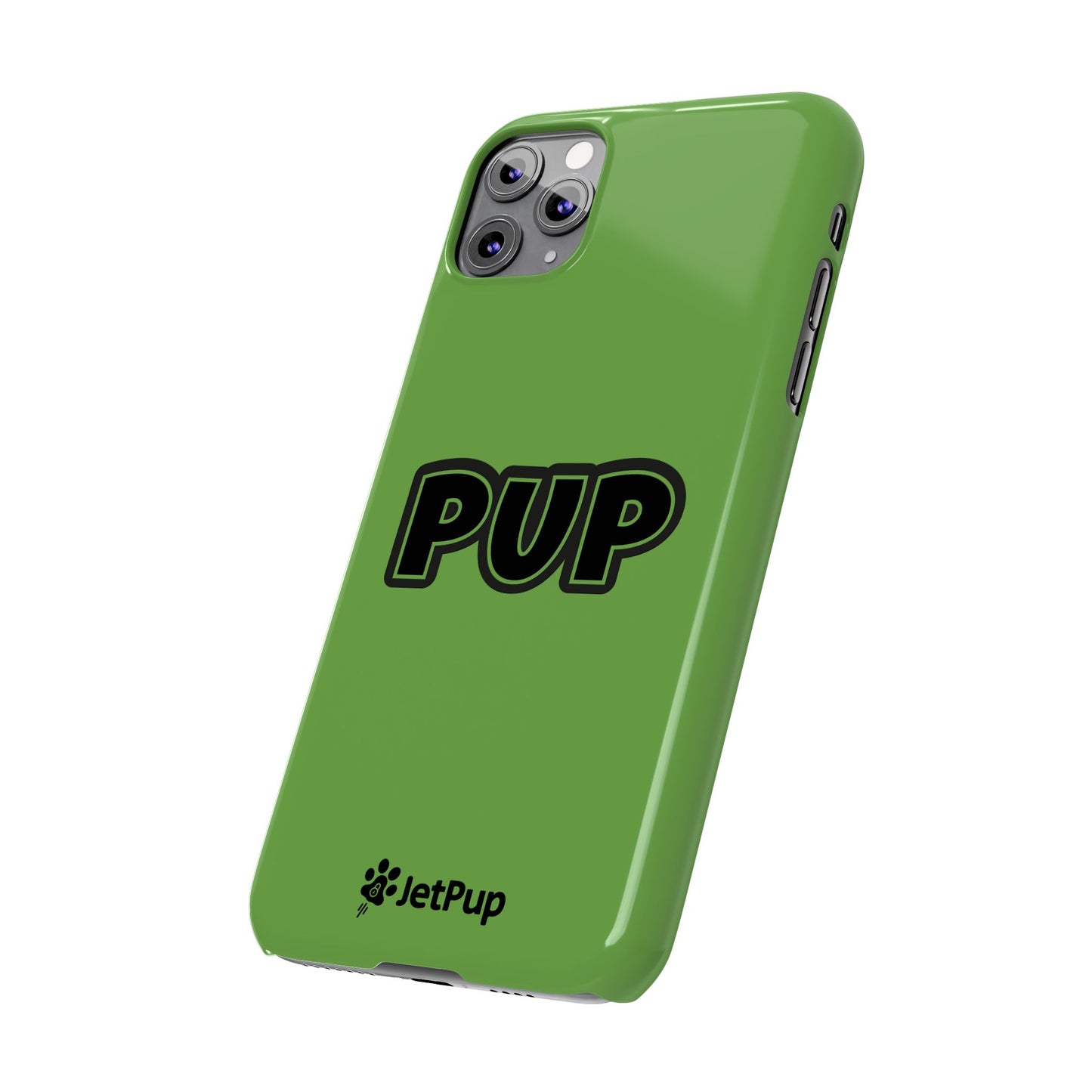 Pup Slim iPhone Cases - Green
