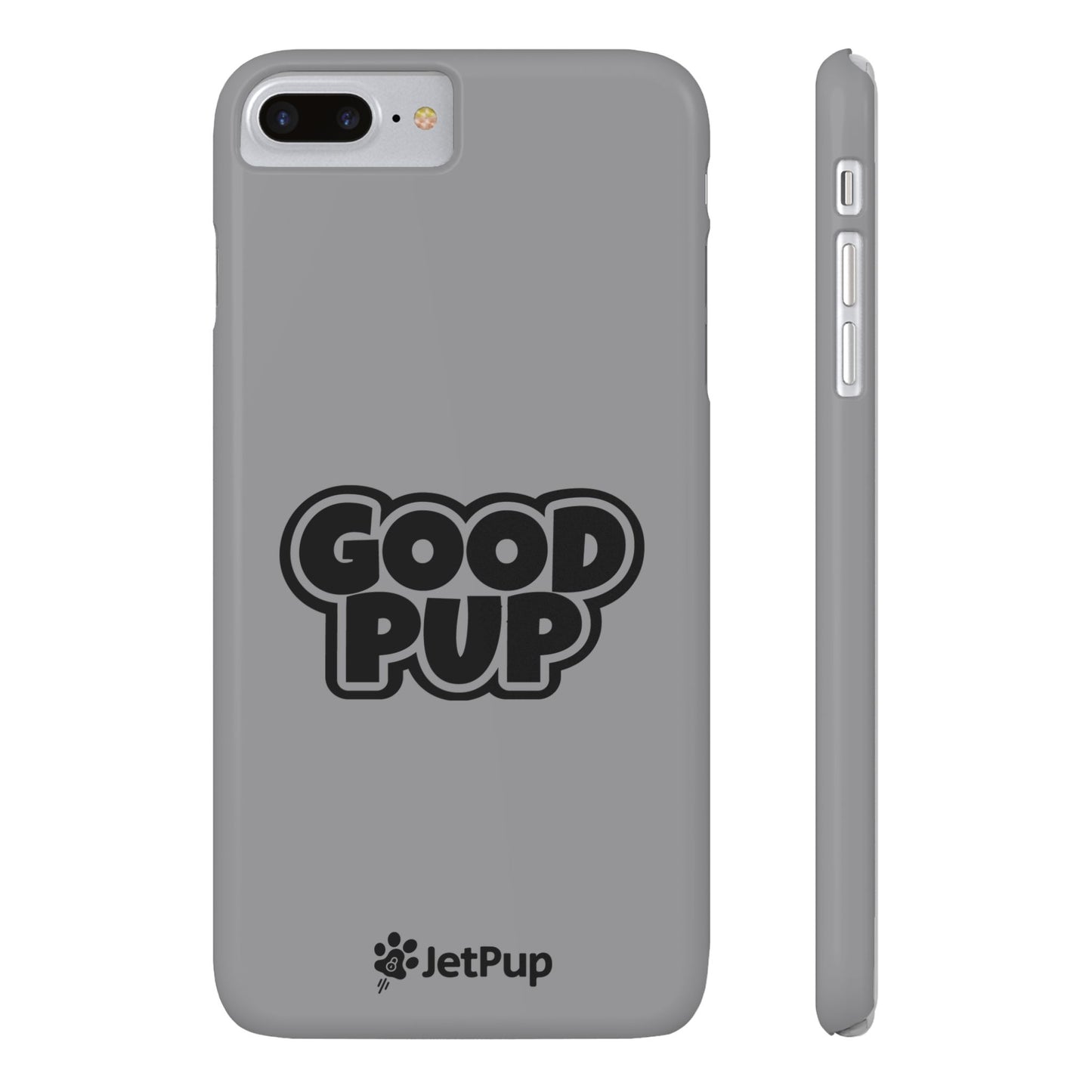 Good Pup Slim iPhone Cases - Grey