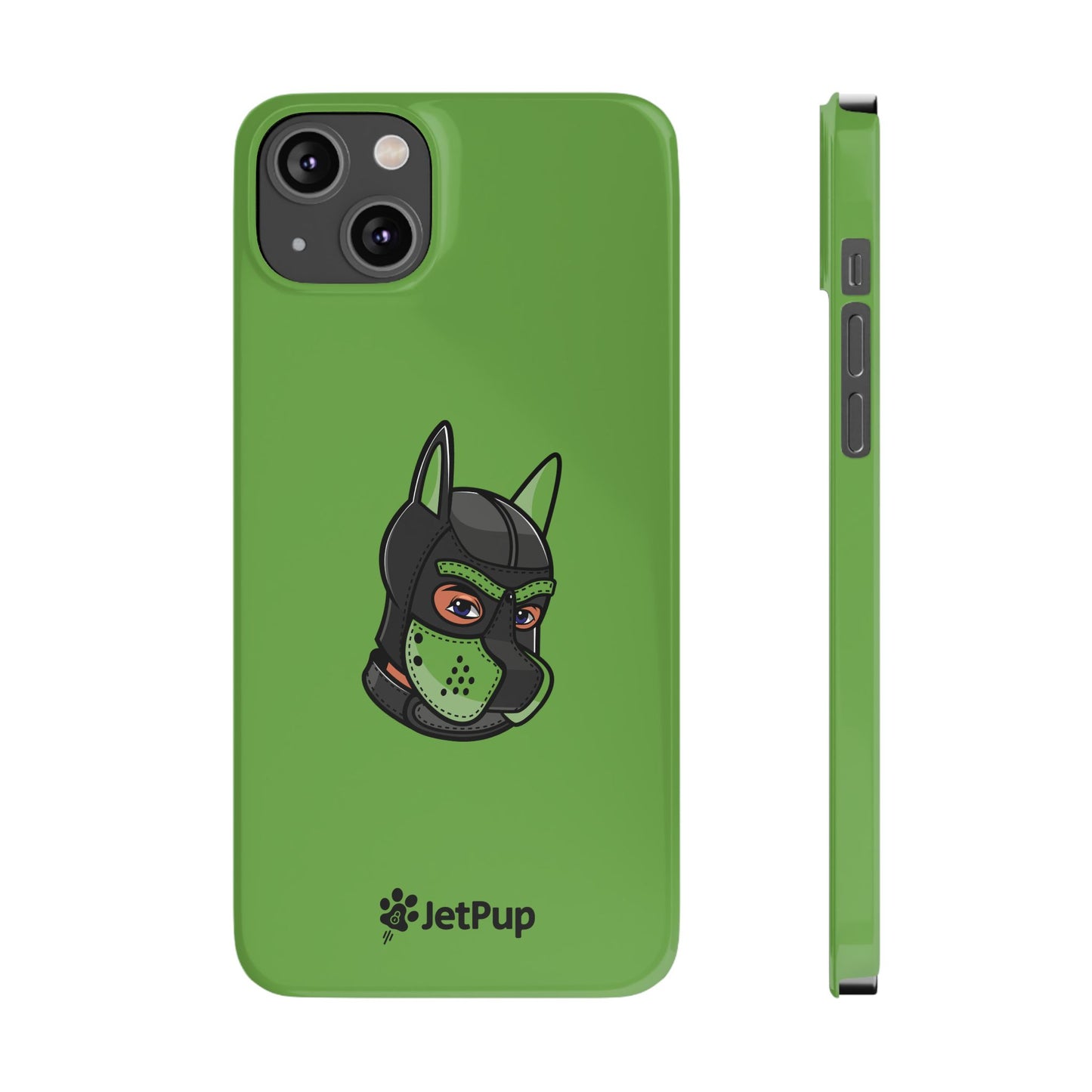 Pup Hood Slim iPhone Cases - Green