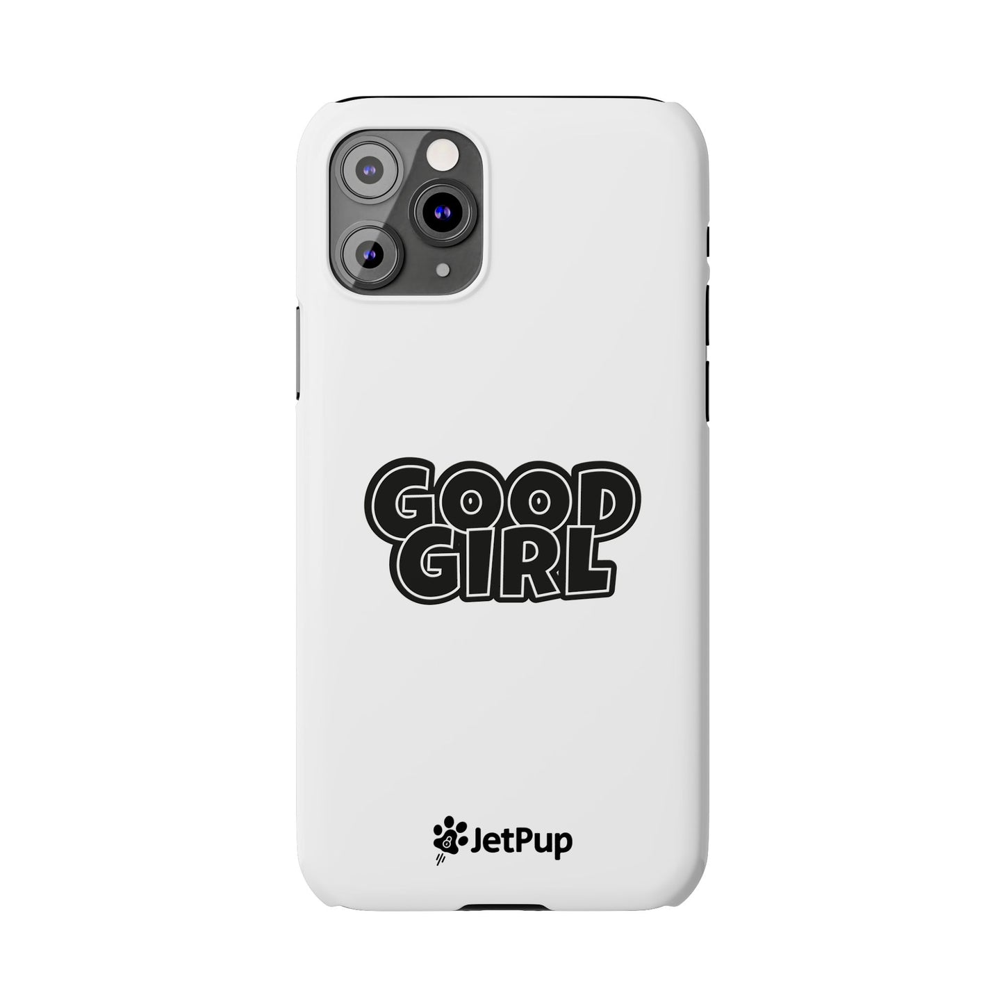 Good Girl Slim iPhone Cases - White