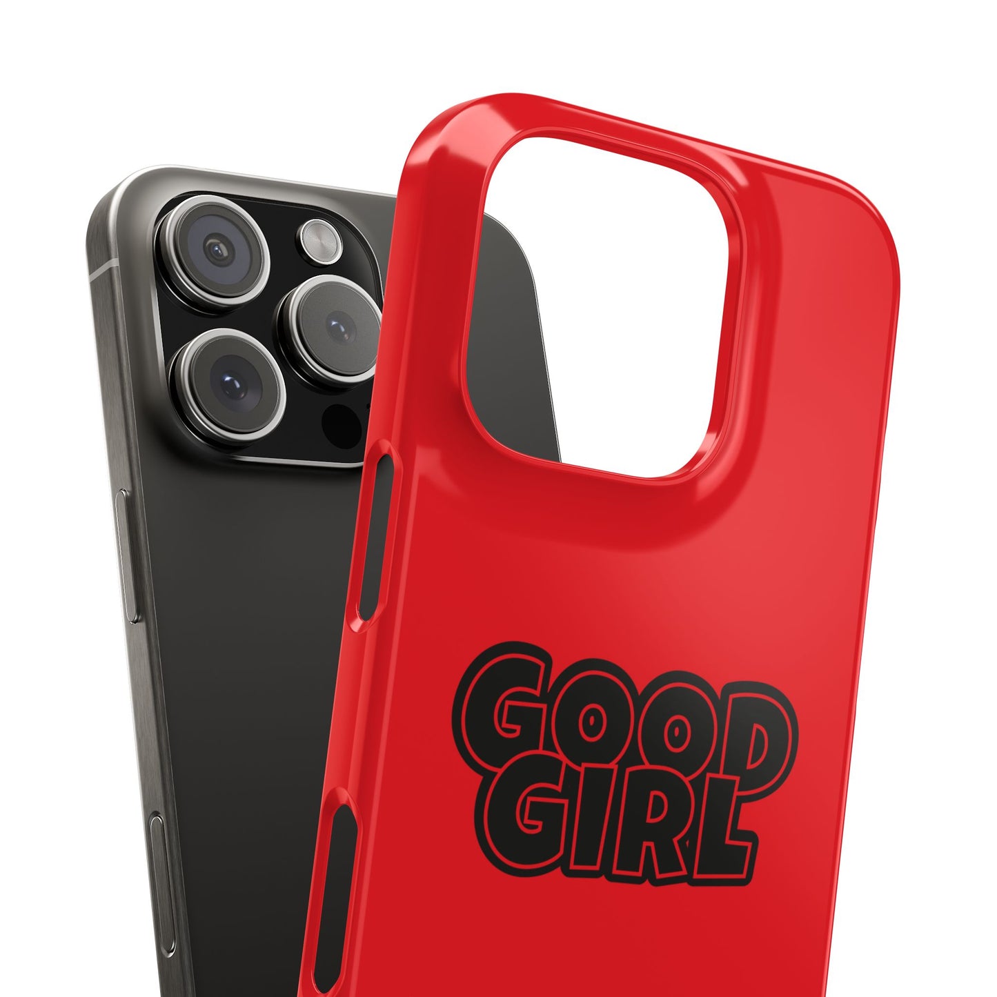 Good Girl Slim iPhone Cases - Red